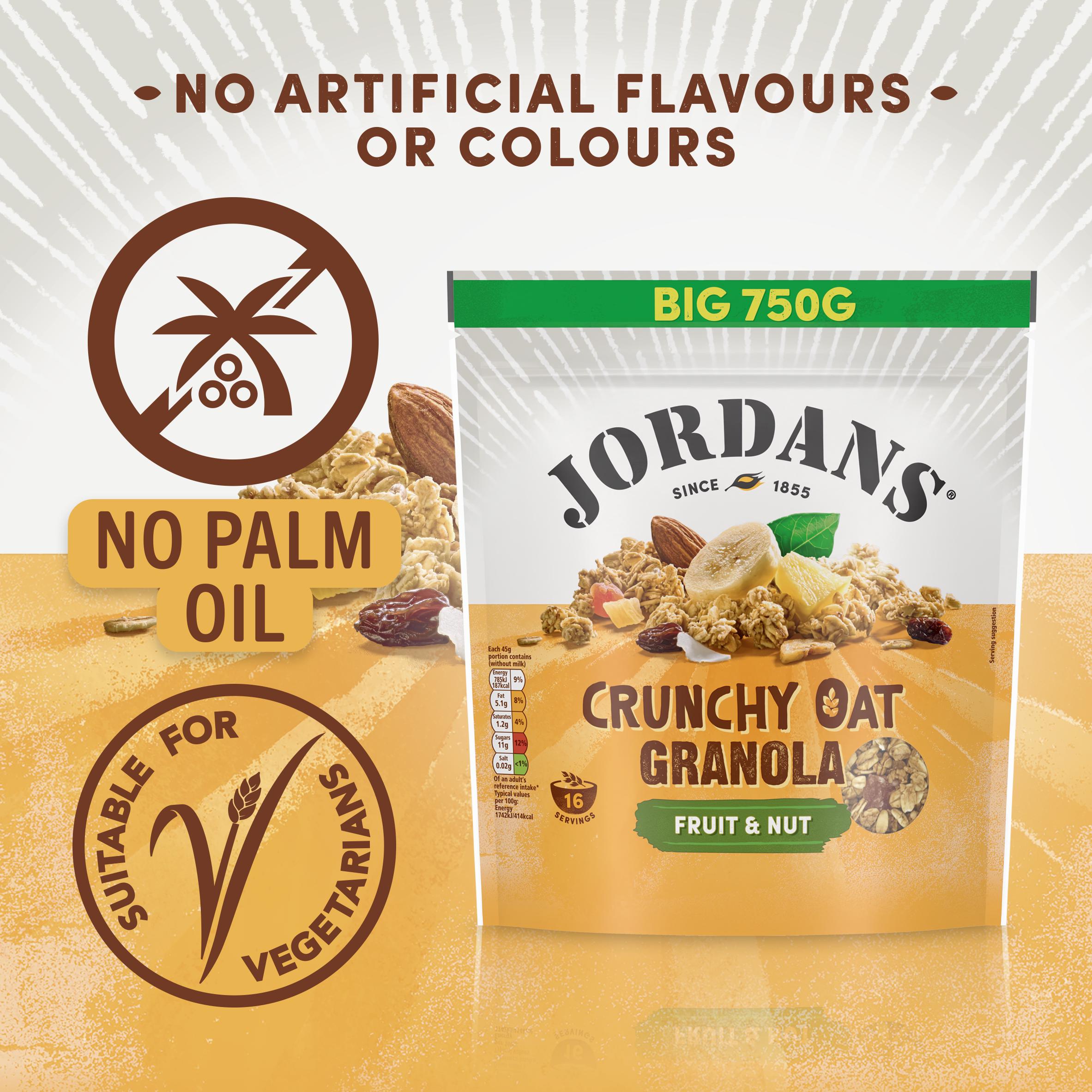 Jordans Crunchy Oat Fruit & Nut Granola Breakfast Cereal 750g thumbnail 3