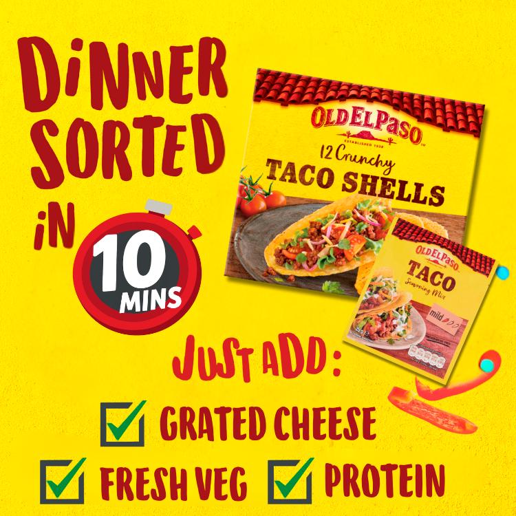 Old El Paso Mexican Taco Seasoning Mix Garlic & Paprika 25g thumbnail 2