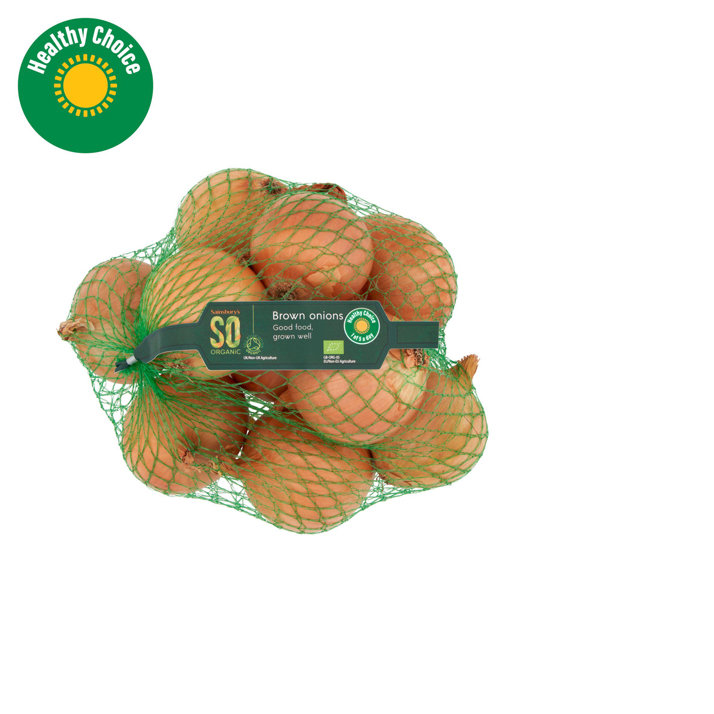 Sainsbury's Onions, SO Organic 750g