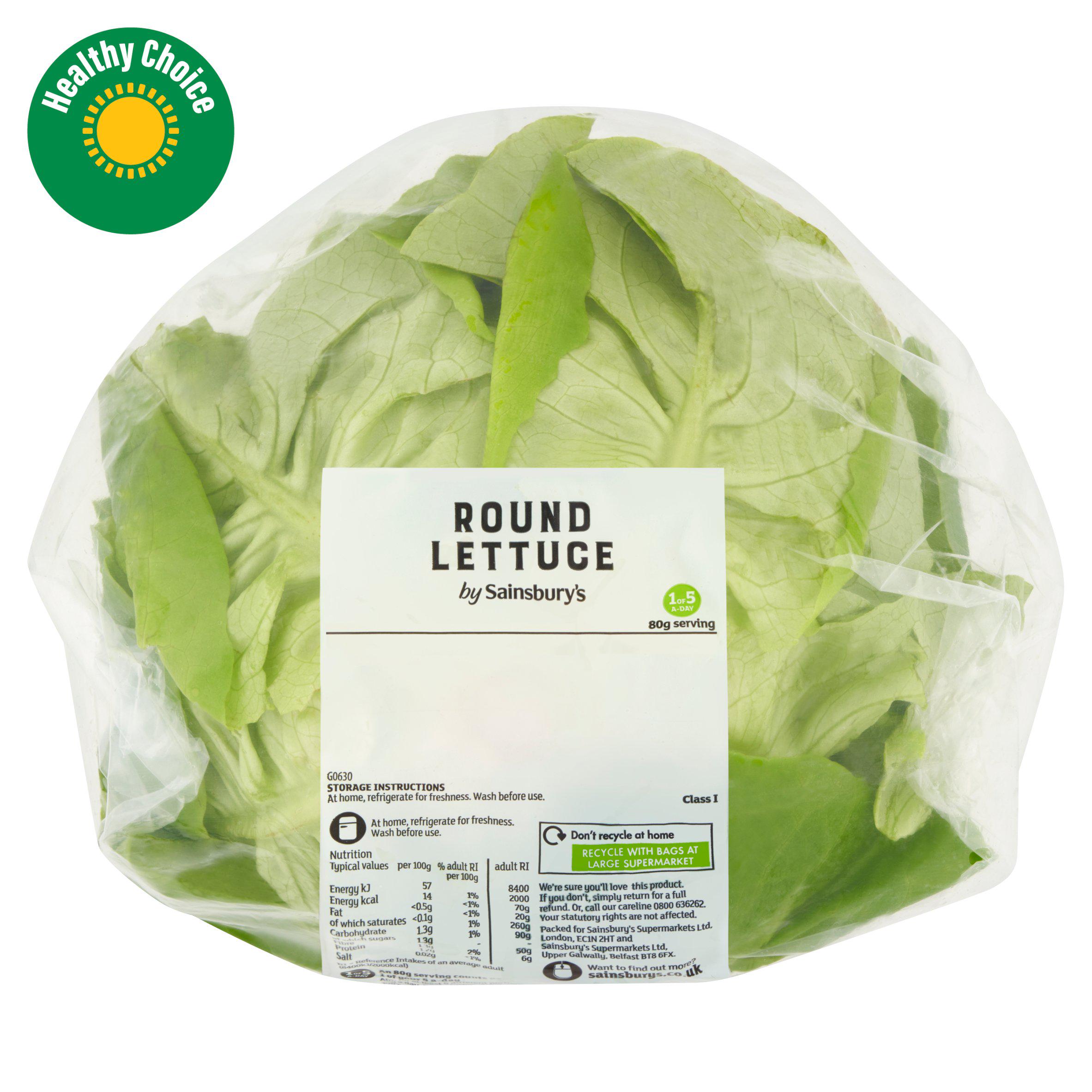 Sainsbury's Lettuce, Round