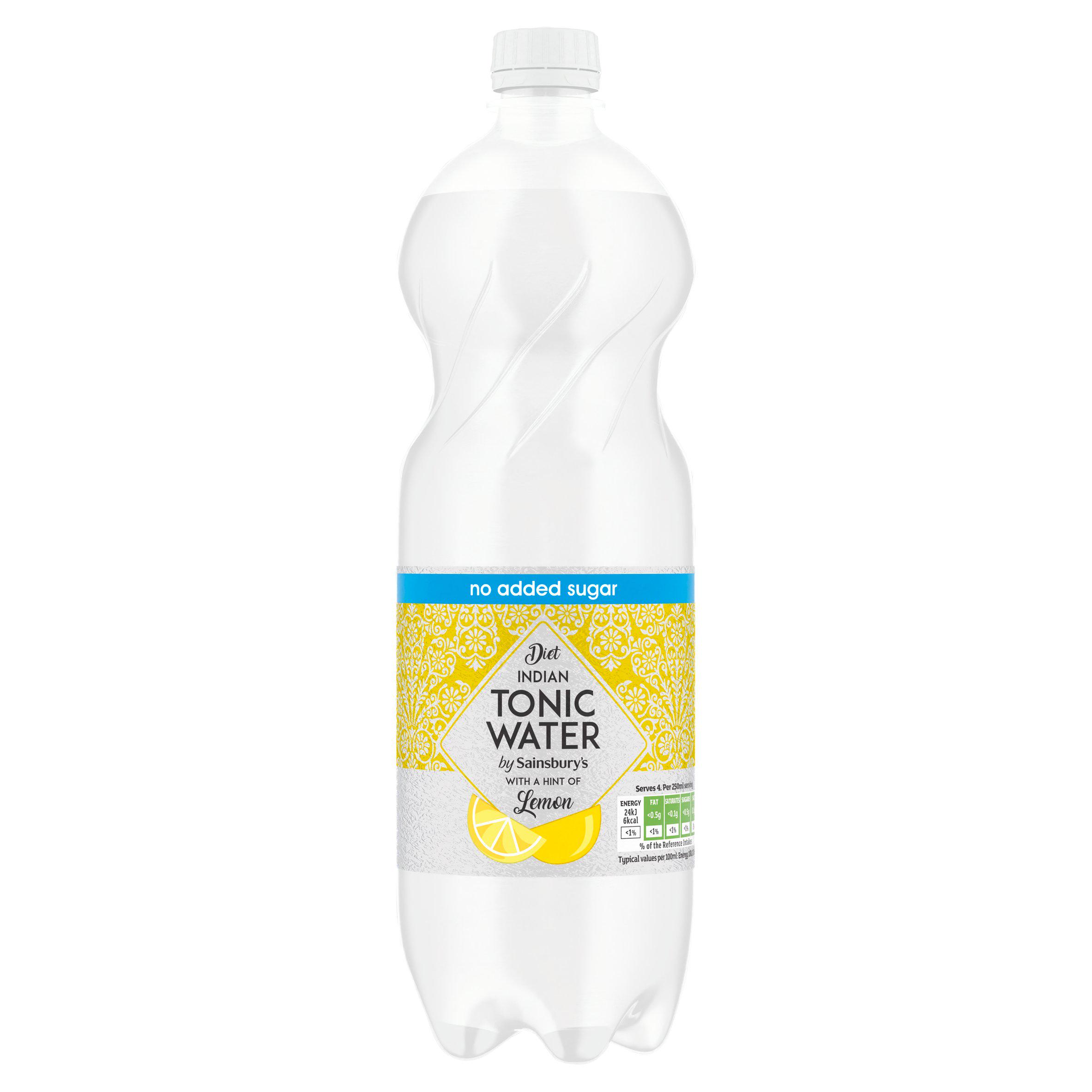 Sainsbury's Diet Indian Tonic Water with Lemon 1L