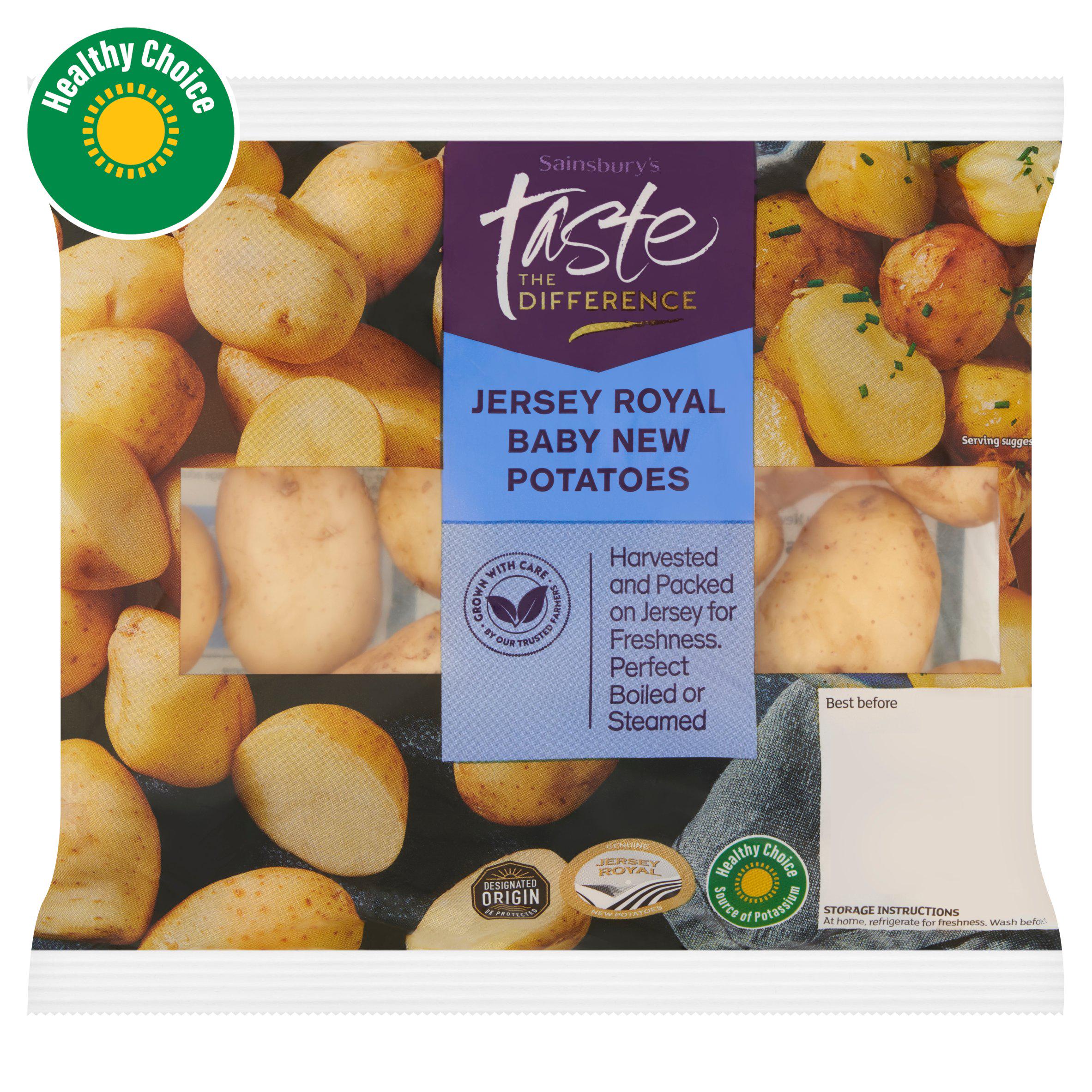 Sainsbury's 450g Jersey Royal Baby New Potatoes, Taste the Difference