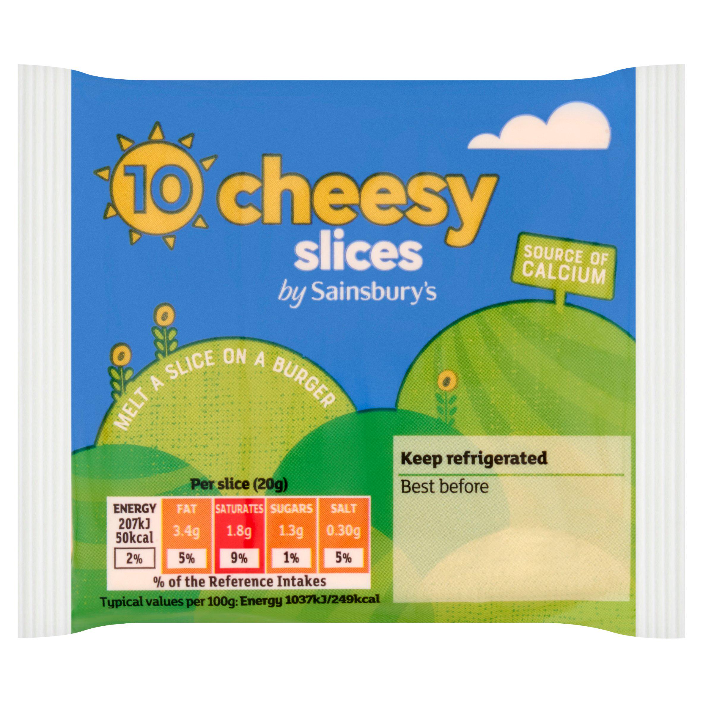 Sainsbury's Cheesy Slices x10 200g