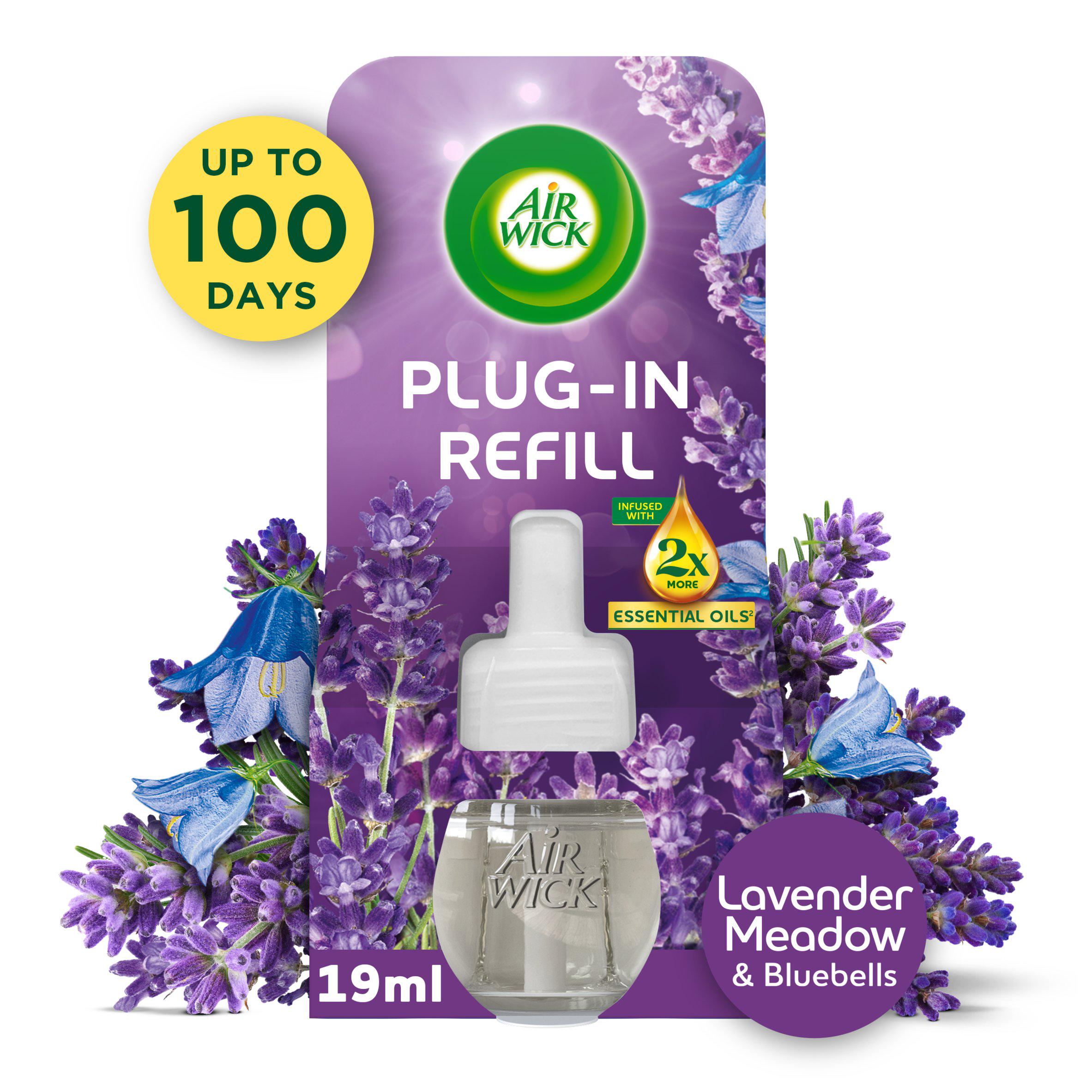 Air Wick Plug in refill, Lavender Meadow & Bluebells Air freshener, 19ml