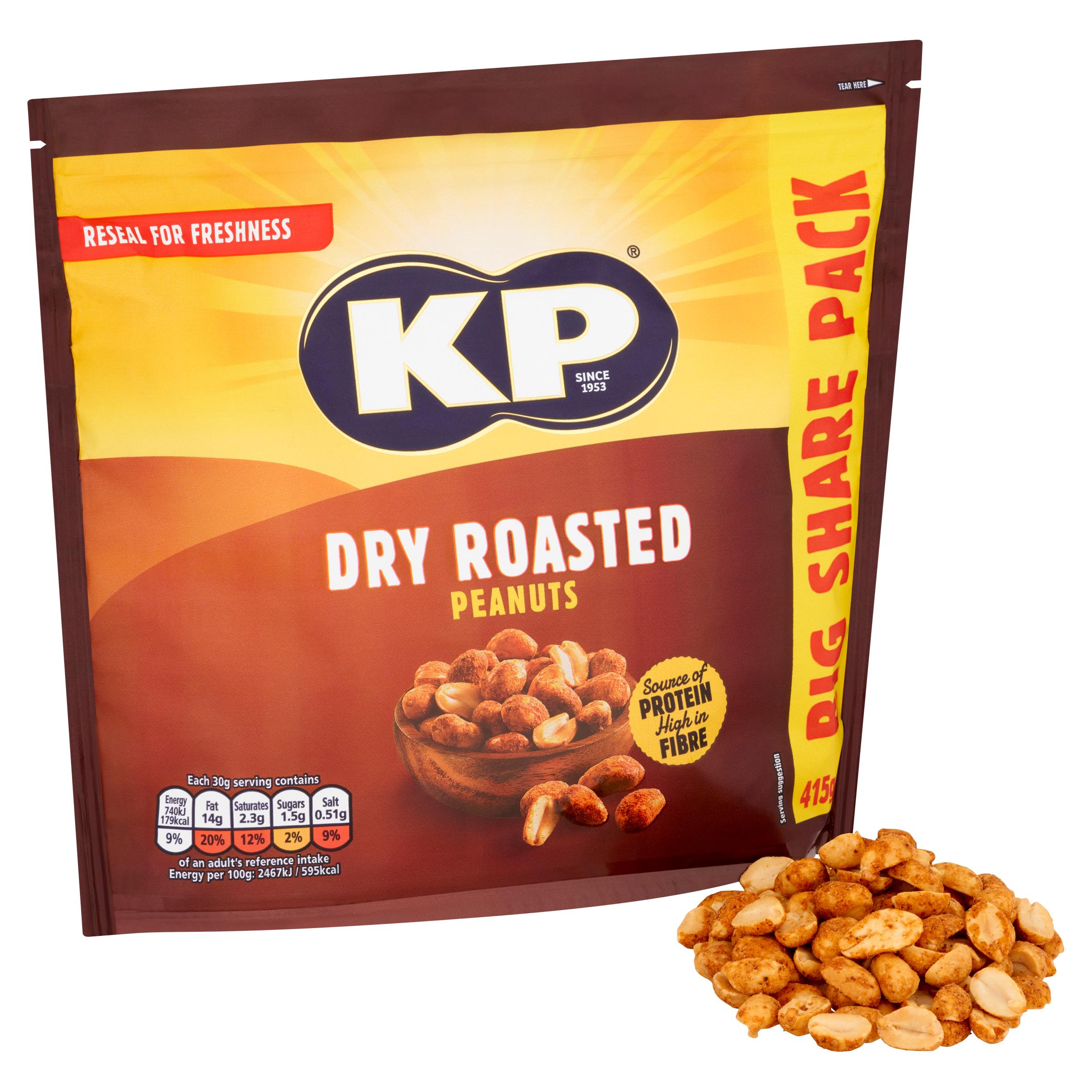 KP Dry Roasted Peanuts 415g thumbnail 2