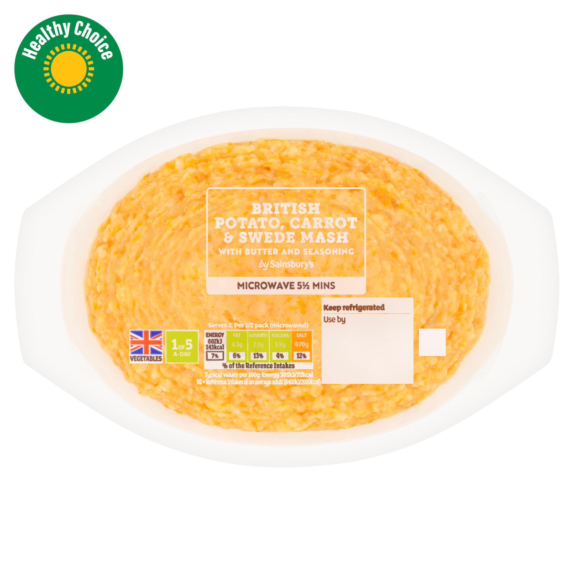 Sainsbury's Potato, Carrot & Swede Mash 400g