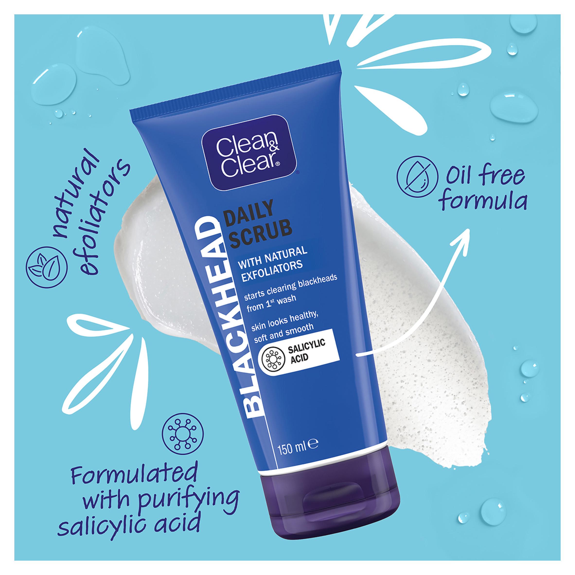 Clean & Clear Blackhead Clearing Daily Scrub Face Scrub 150ml thumbnail 2