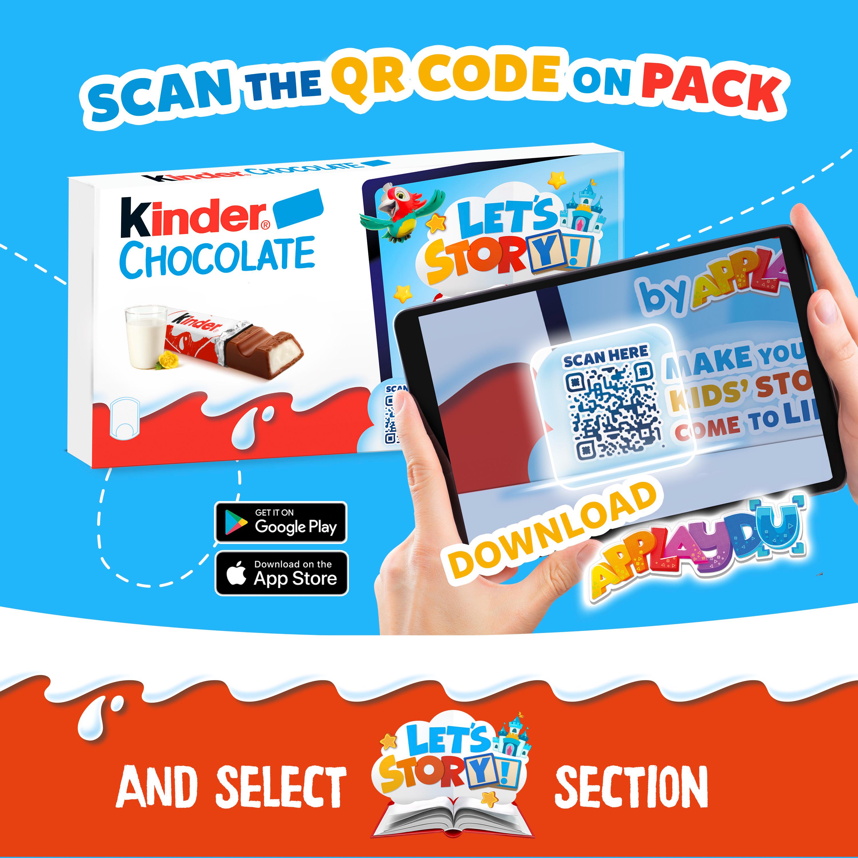 Kinder Chocolate Small Snack Bars Multipack 16x12.5g thumbnail 5