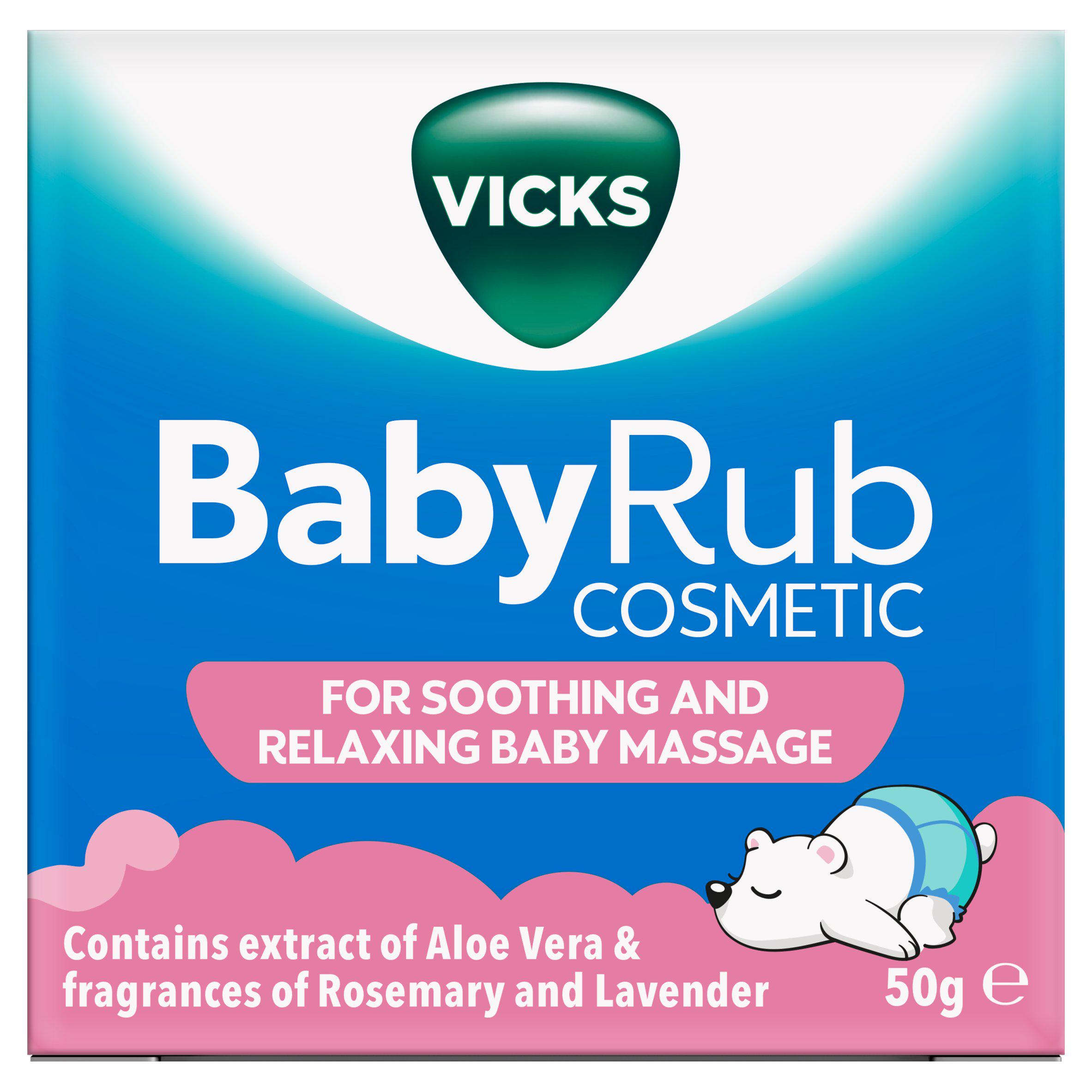 Vicks BabyRub Ointment For Soothing And Relaxing Baby Massage Jar