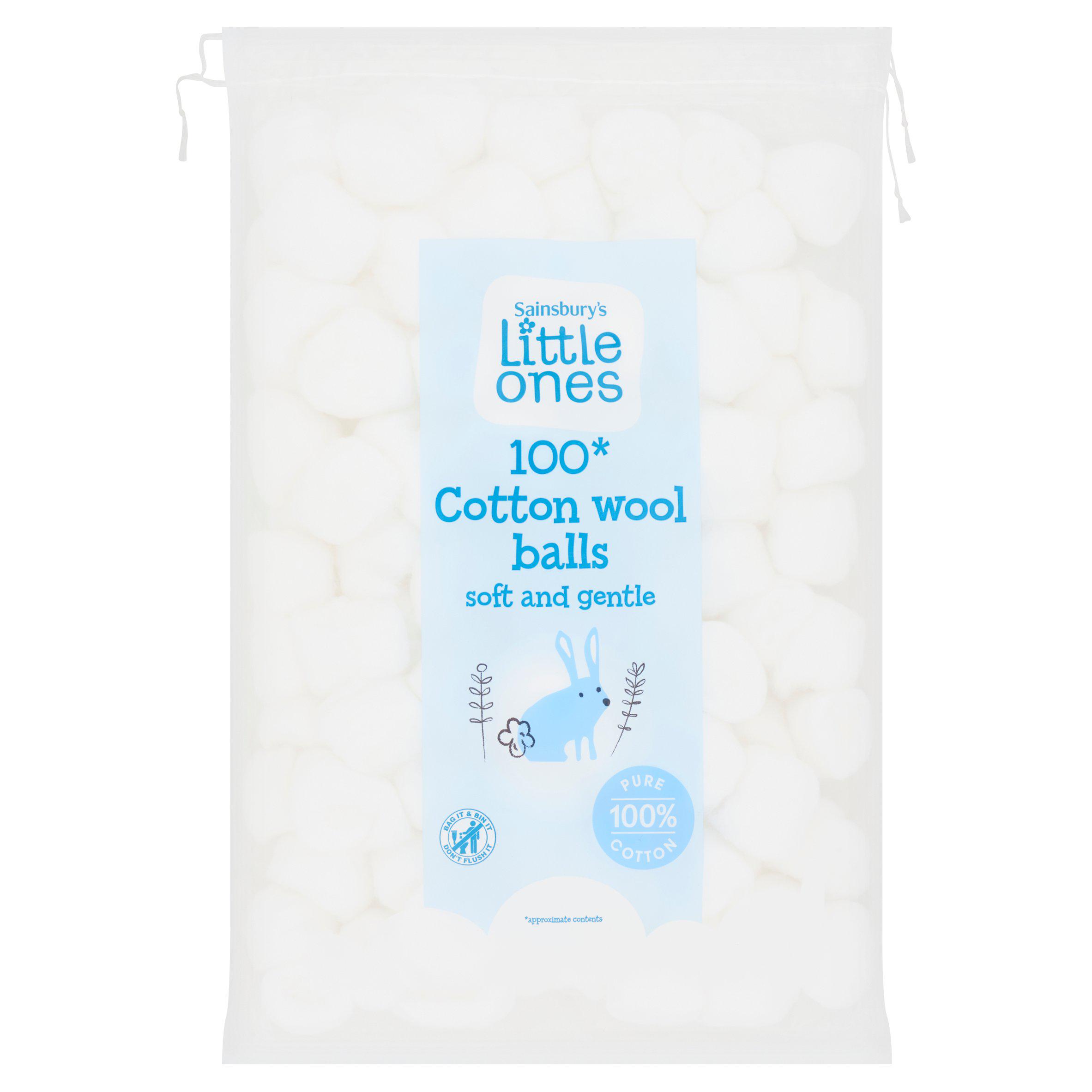 Sainsbury's Little Ones Cotton Wool Balls x100