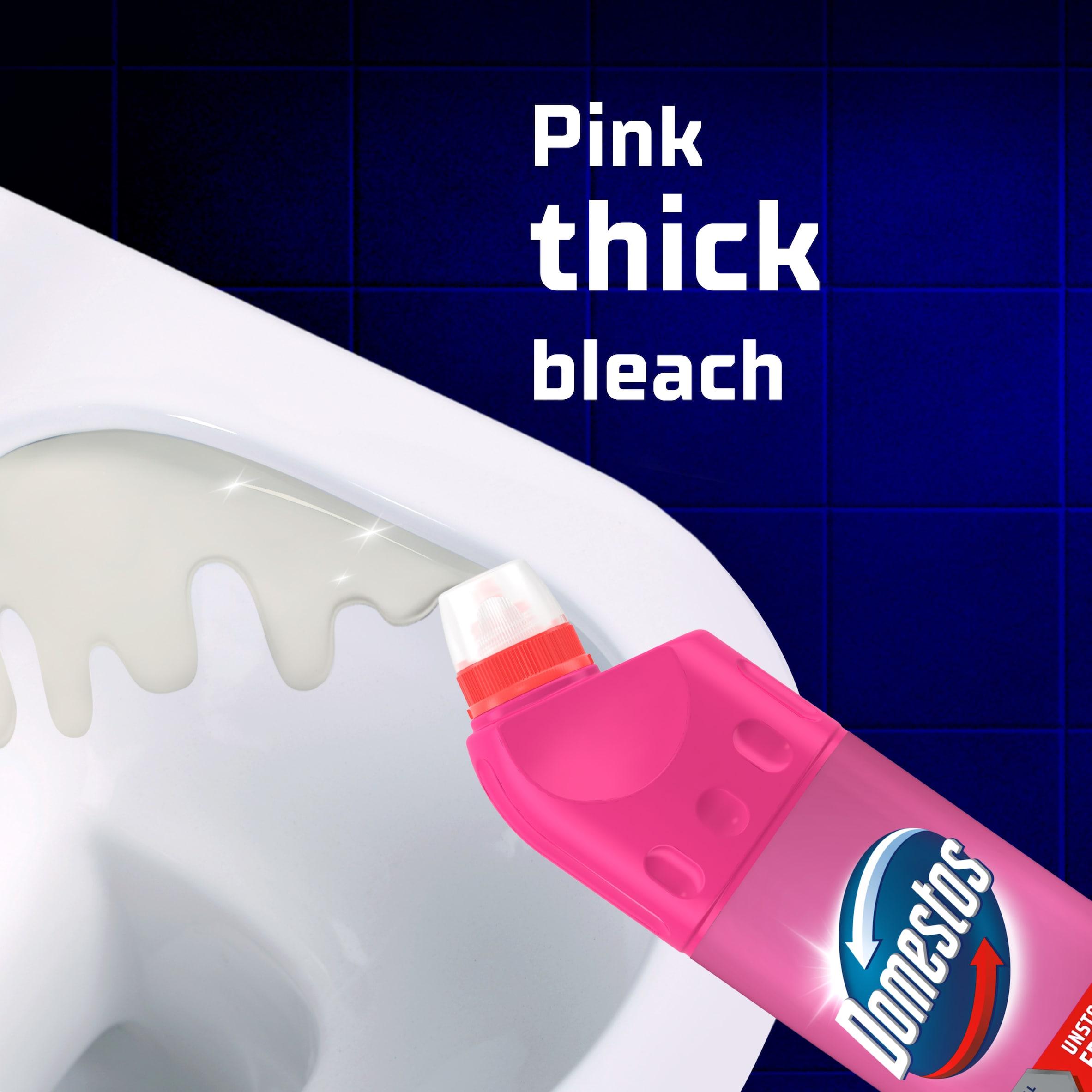 Domestos Pink Power Thick Bleach Toilet & Multipurpose Cleaner 750ml thumbnail 4