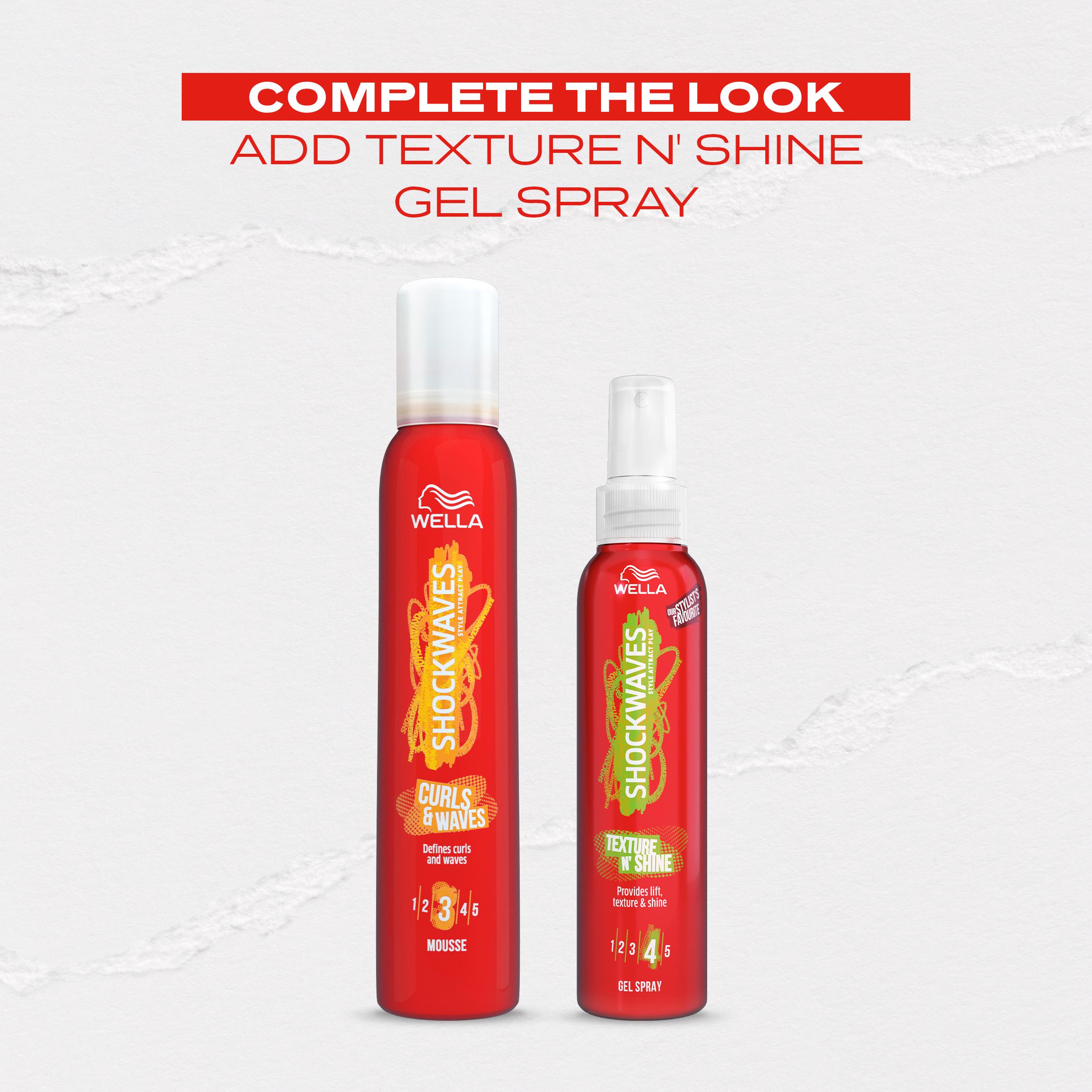 Wella Shockwaves 200ml Curls & Waves Mousse thumbnail 6