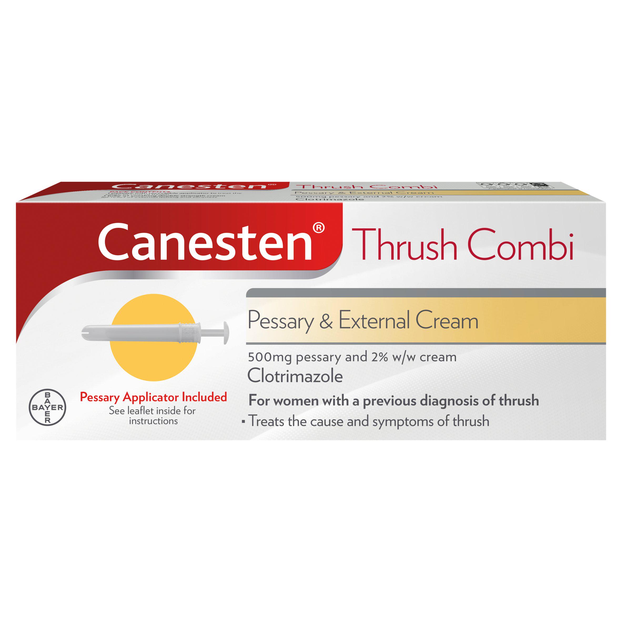 Canesten Thrush Combi Pessary & External Cream