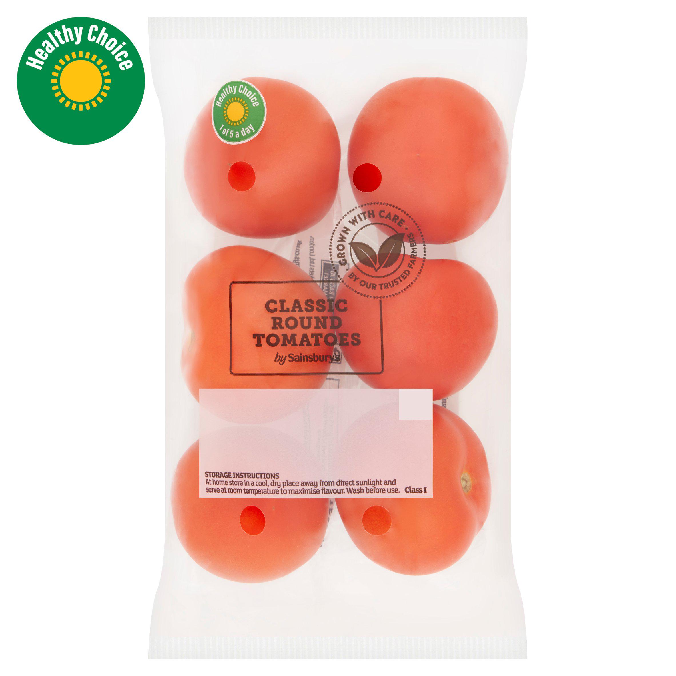 Sainsbury's Classic Round Tomatoes x6