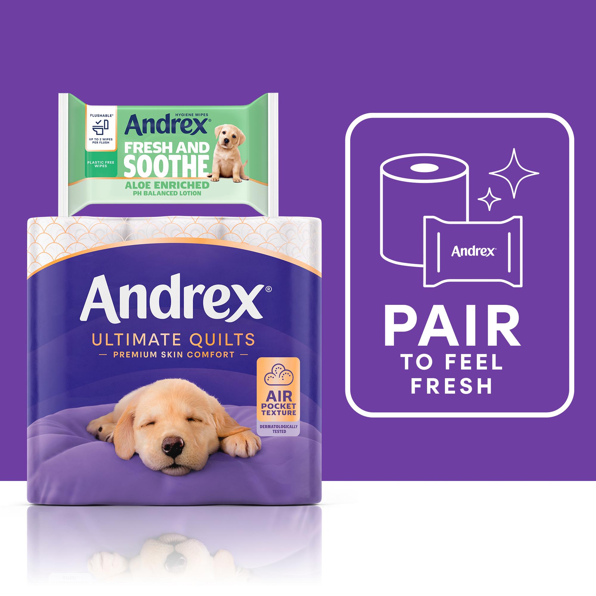 Andrex Ultimate Quilts Toilet Rolls x9 thumbnail 3
