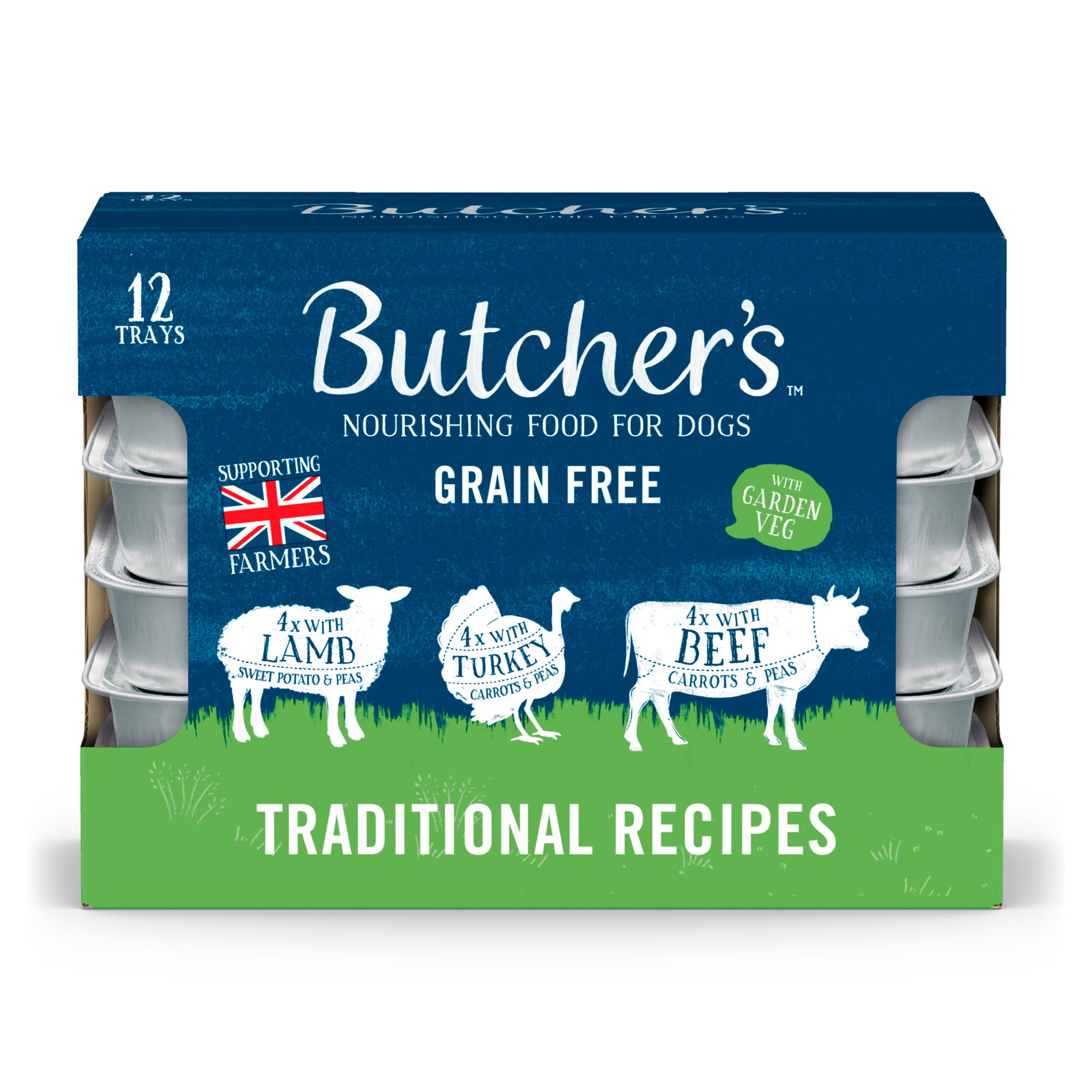 Butcher's Traditional Recipes Dog Food Trays 12x150g thumbnail 2