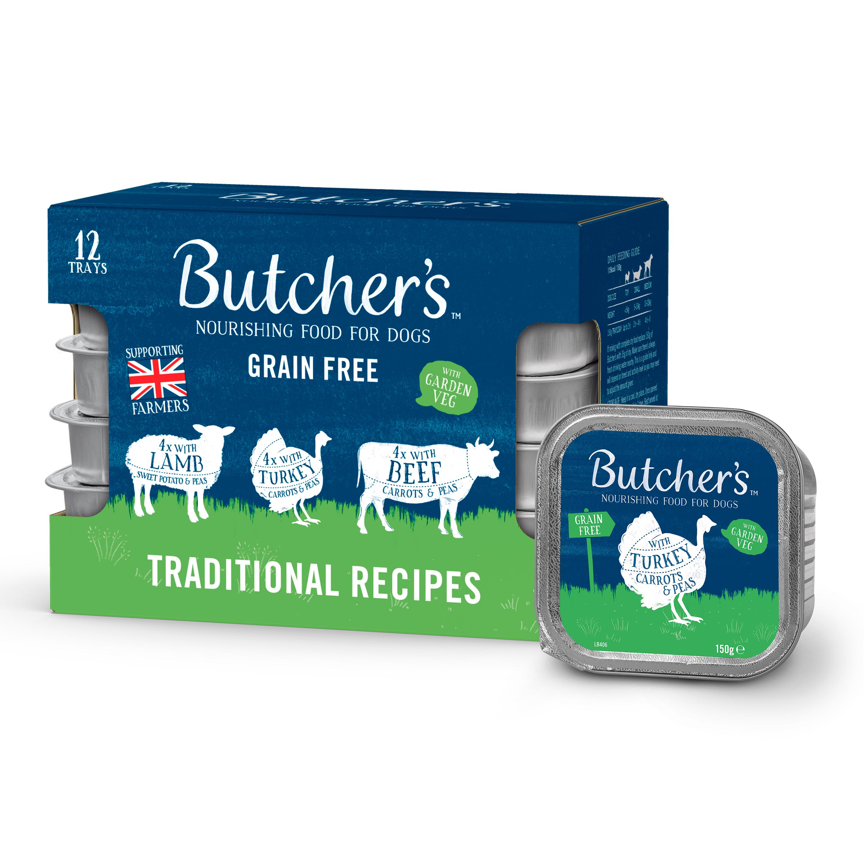Butcher's Traditional Recipes Dog Food Trays 12x150g thumbnail 4