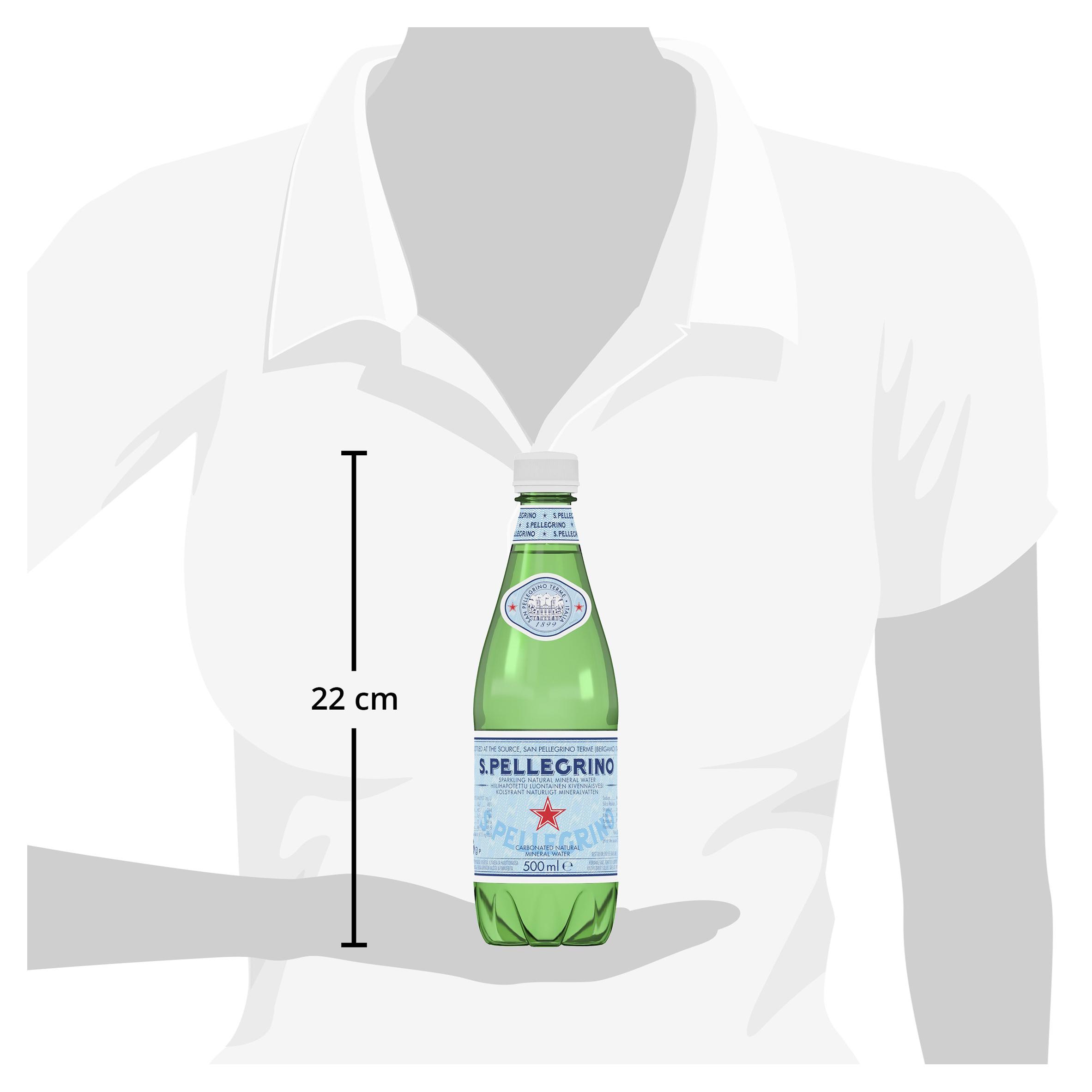 San Pellegrino Sparkling Natural Mineral Water Bottle 500ml thumbnail 5