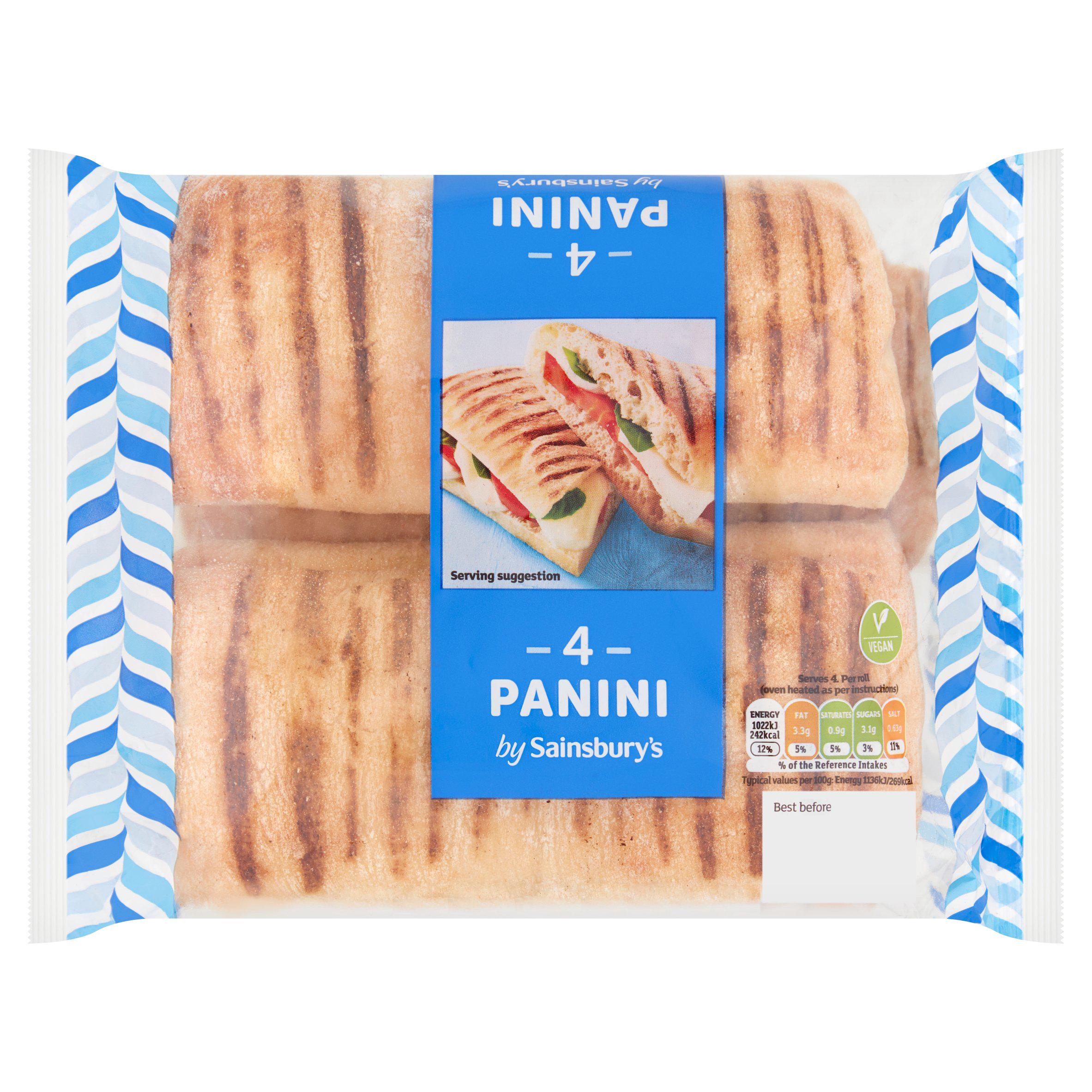 Sainsbury's Panini x4