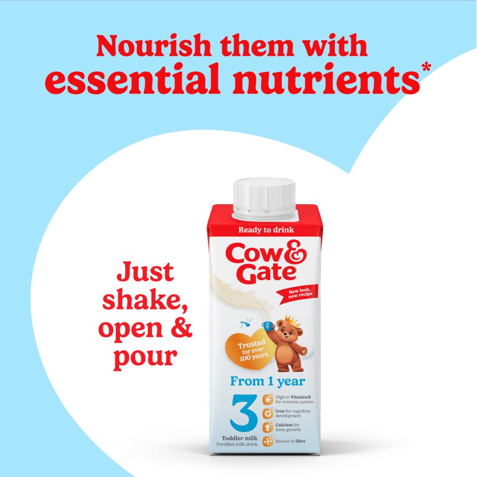 Cow & Gate 3 Toddler Milk from 1 Year 200ml thumbnail 2
