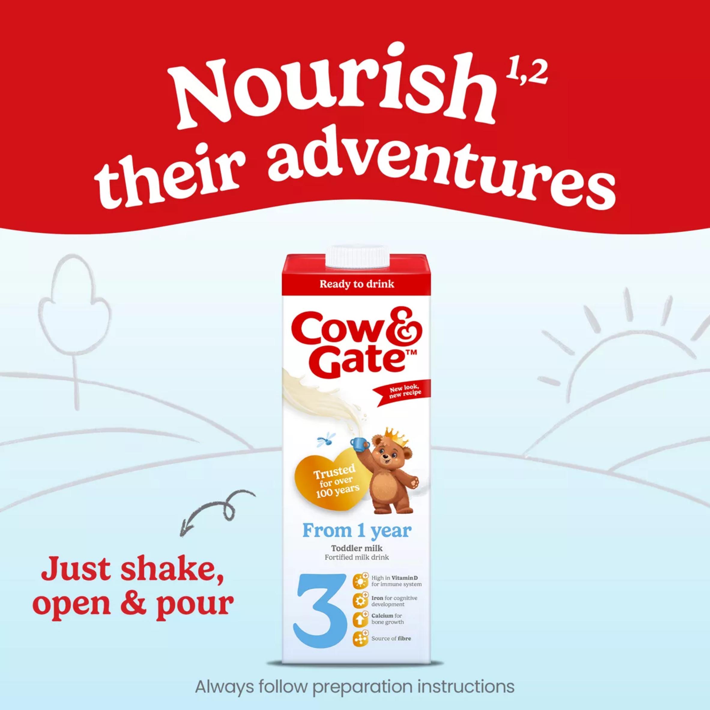 Cow & Gate 3 Toddler Milk from 1 Year 200ml thumbnail 6