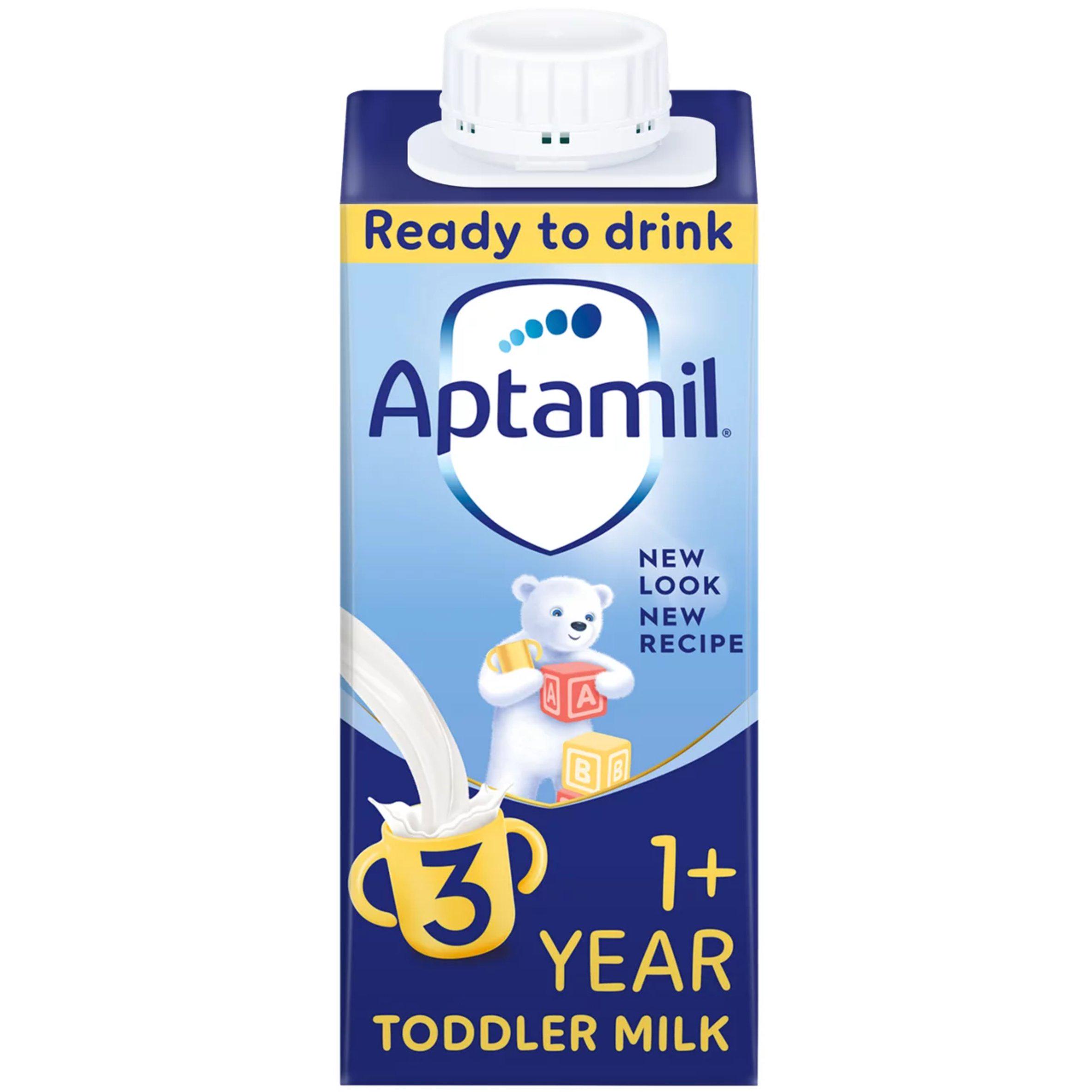 Aptamil 3 Toddler Milk Formula Liquid 1+ Years Ready To Feed 200ml