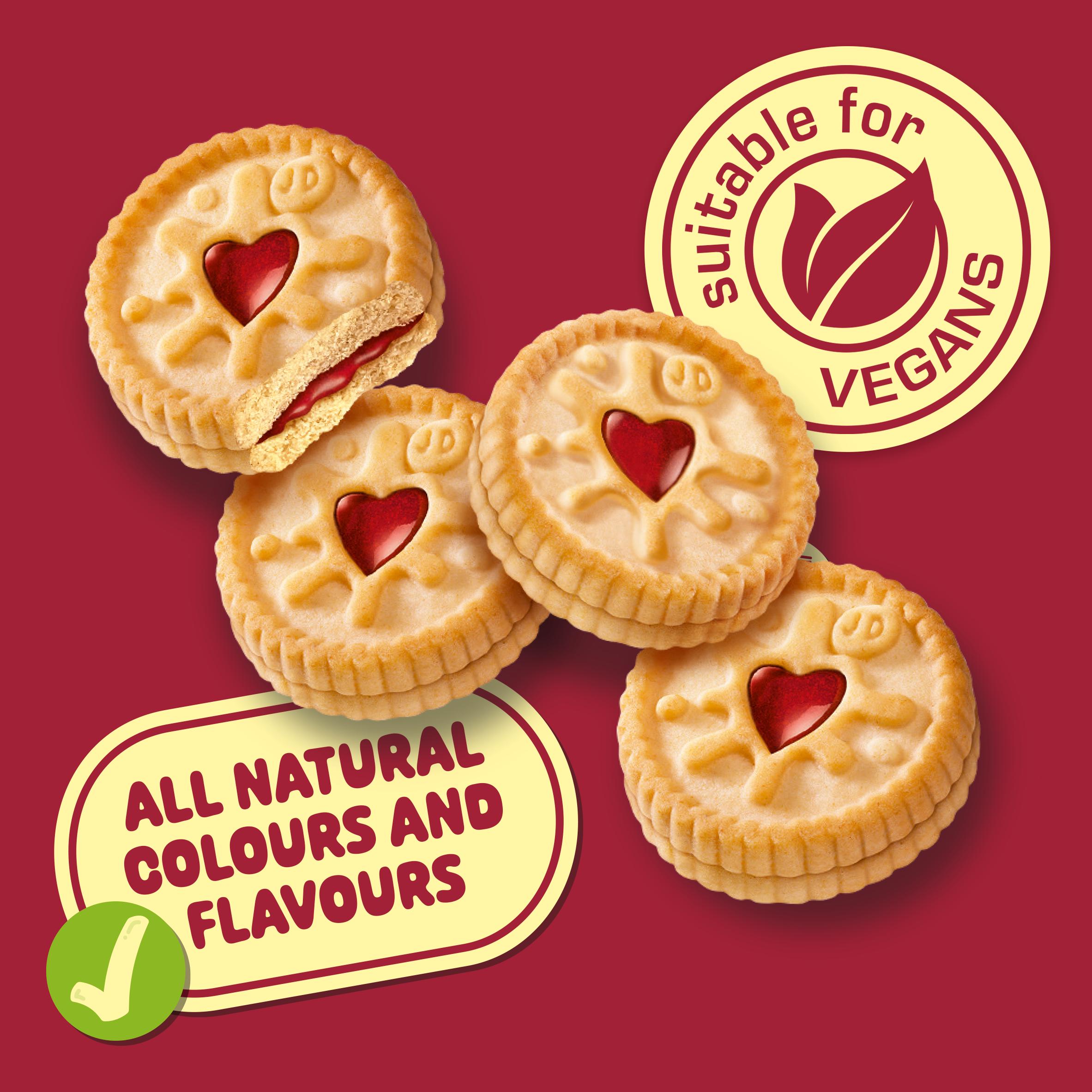 Jammie Dodgers 6 Snack Packs Minis Raspberry Flavour Biscuits thumbnail 3