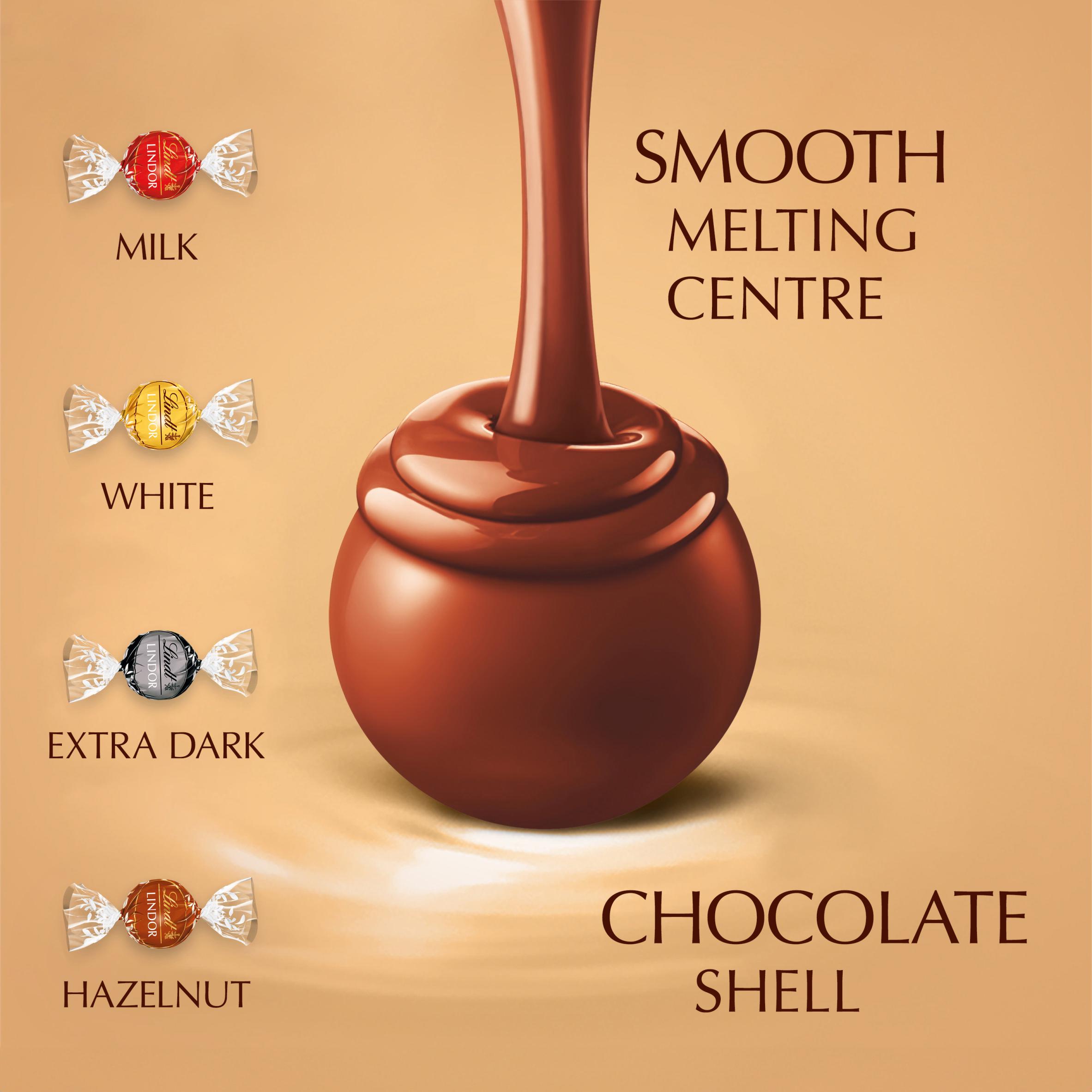 Lindt Lindor Assorted Chocolate Truffles Box 337g thumbnail 3