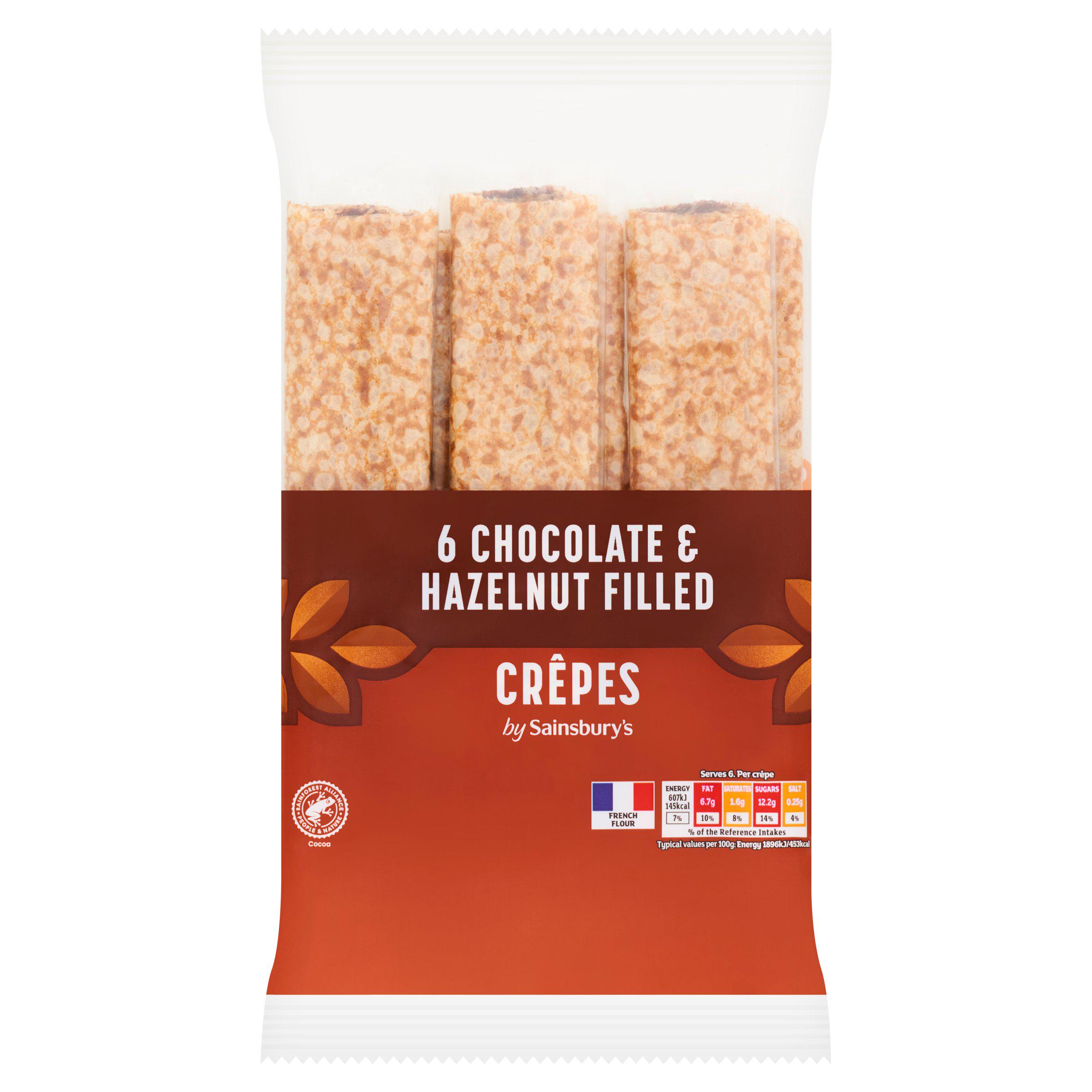 Sainsbury's Chocolate Filled Crepes x6