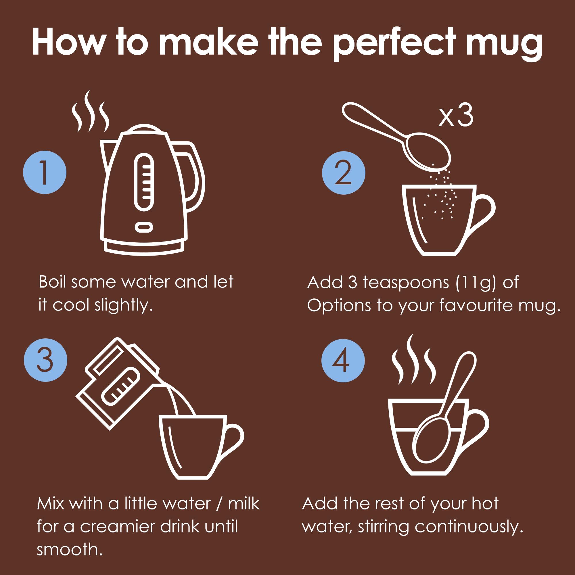 Options Instant Belgian Hot Chocolate Drink 220g thumbnail 4
