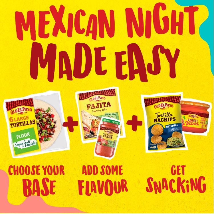 Old El Paso Mexican Large Soft Flour Tortilla Wraps x6 350g thumbnail 5