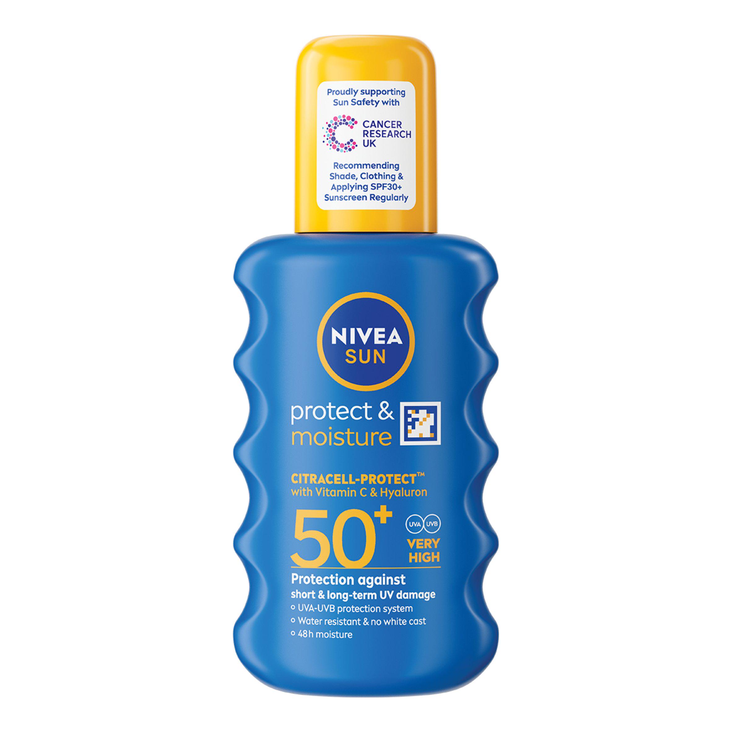 Nivea Sun Protect & Moisture Sun Cream Spray SPF 50+ 200ml