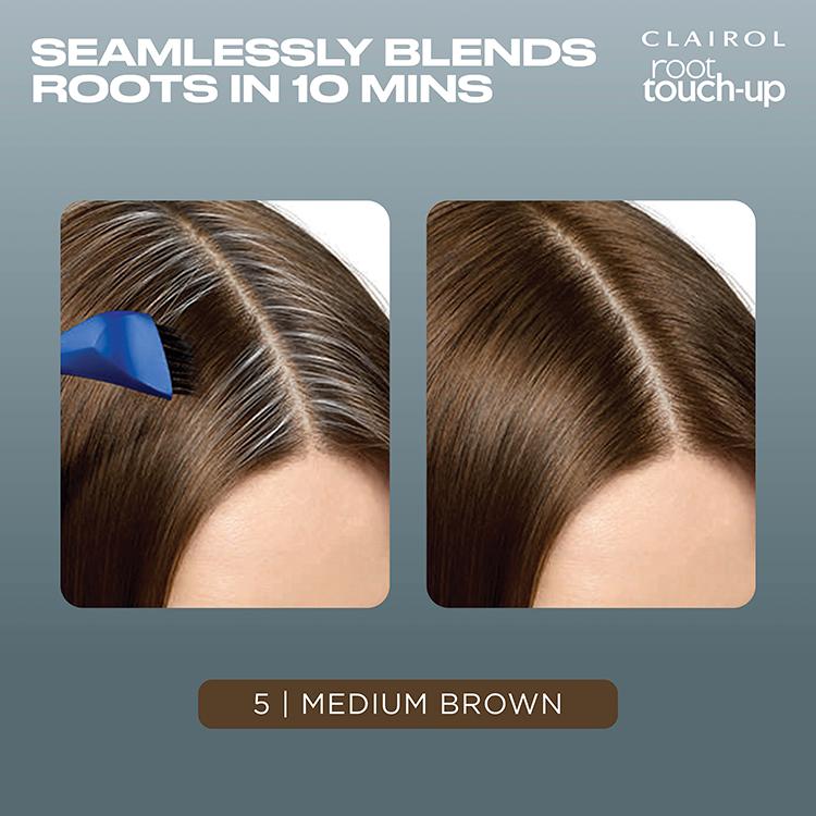 Clairol Root Touch-Up Permanent Hair Dye Medium Brown 5 thumbnail 2