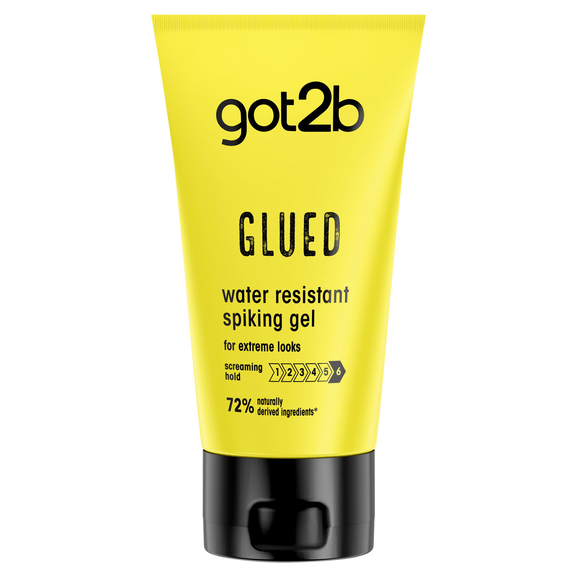 Got2b 150ml Water Resistant Glued Spiking Hair Gel