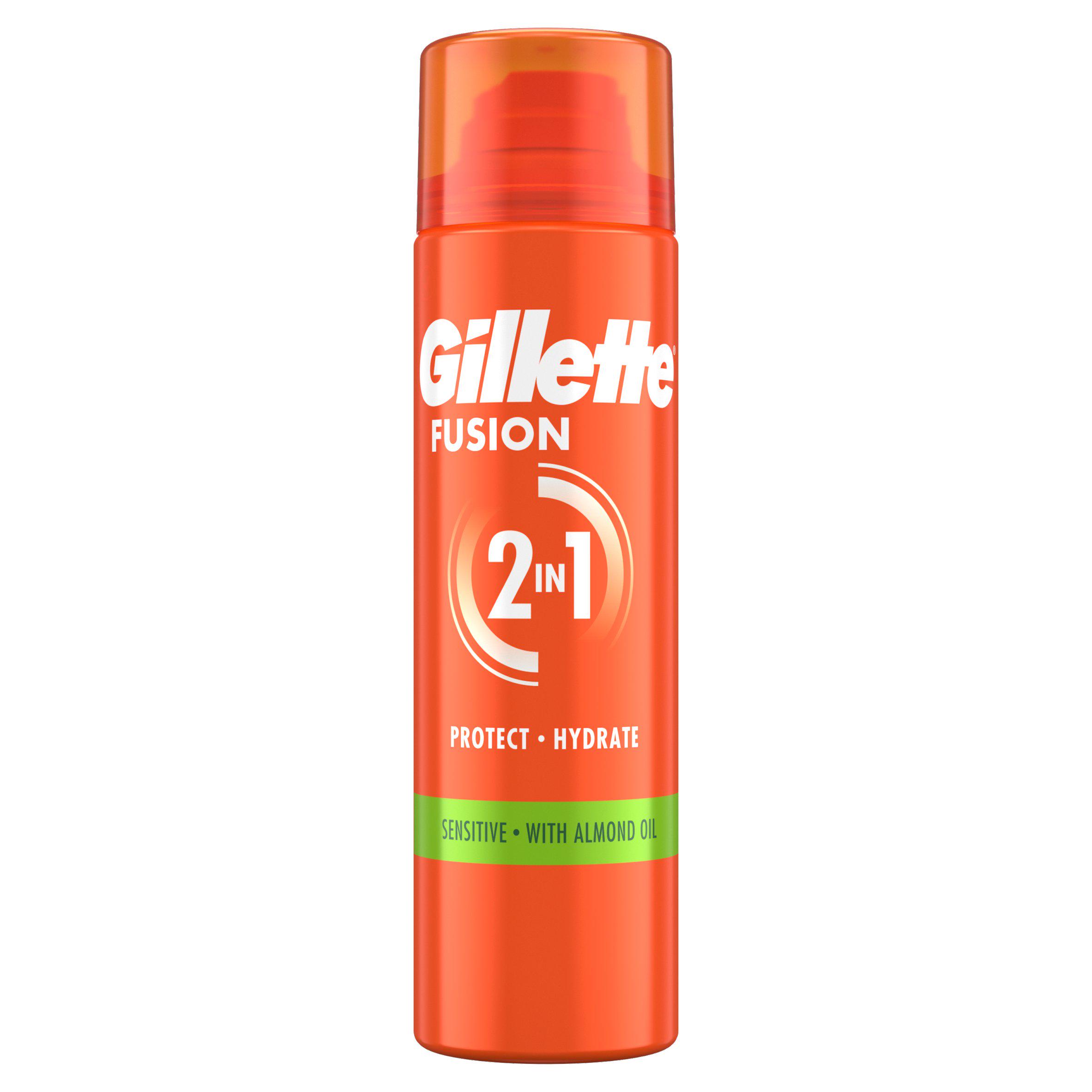 Gillette Fusion Sensitive Skin Shaving Gel 200ml