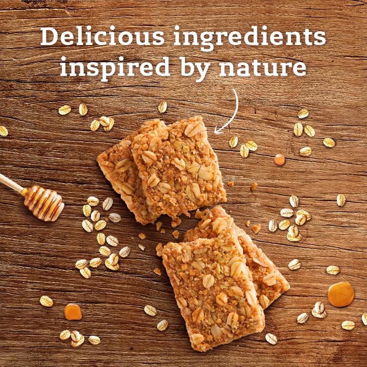 Nature Valley Crunchy Oats & Honey Cereal Biscuit Snack Bars 5x42g thumbnail 4