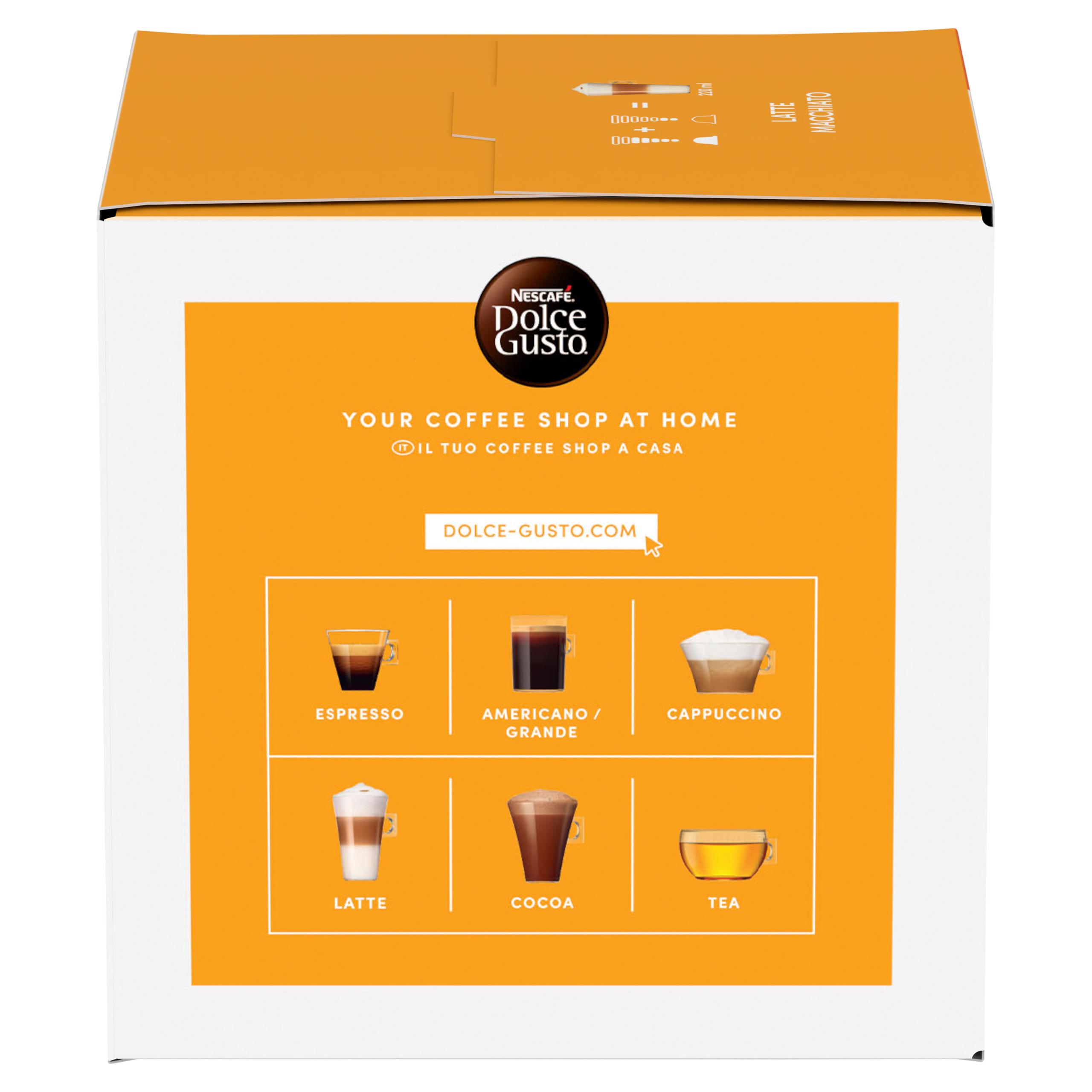 Nescafé Dolce Gusto Latte Macchiato Coffee Pods 8 Drinks, x16 thumbnail 3