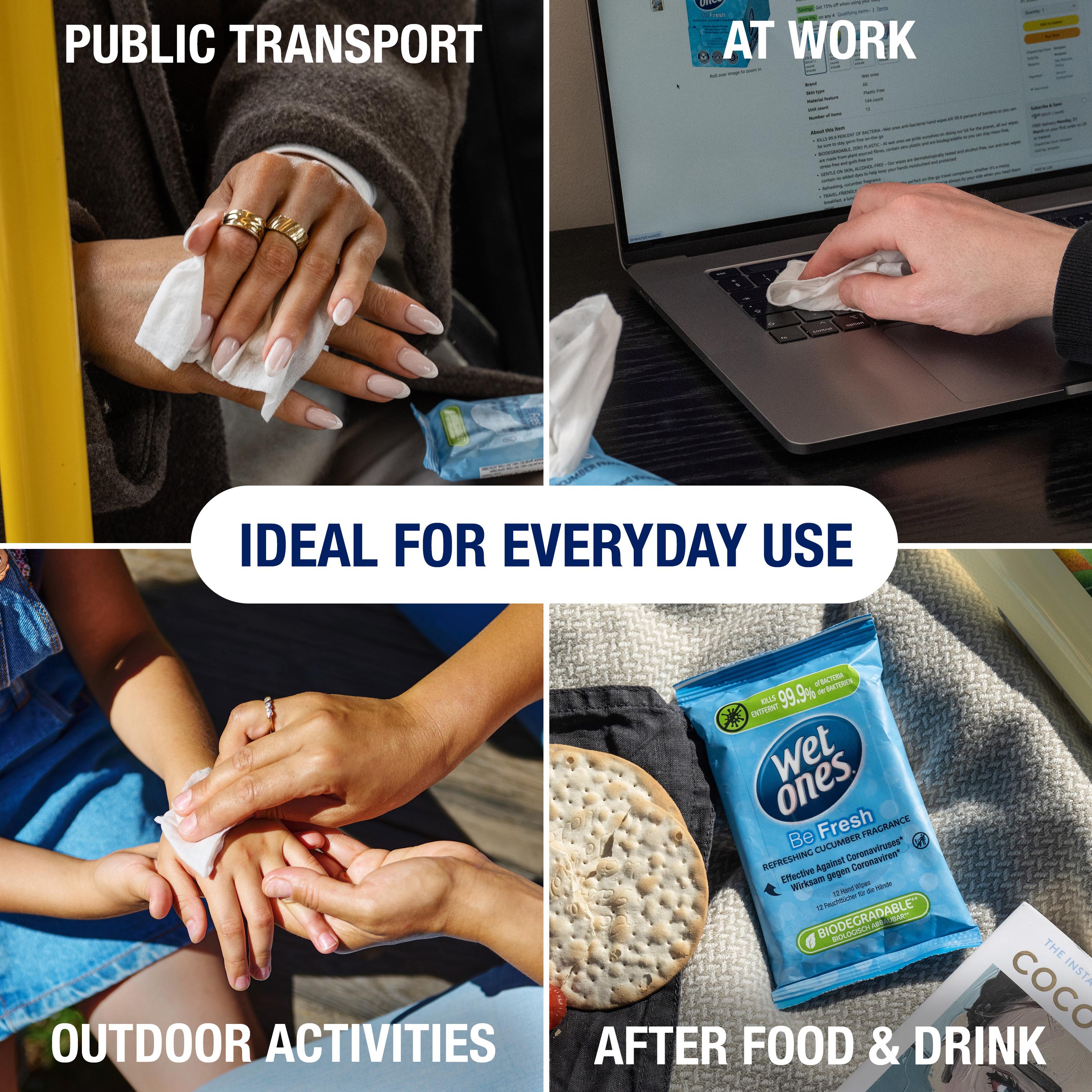 Wet Ones Fresh Antibacterial Hand Wipes x12 thumbnail 4