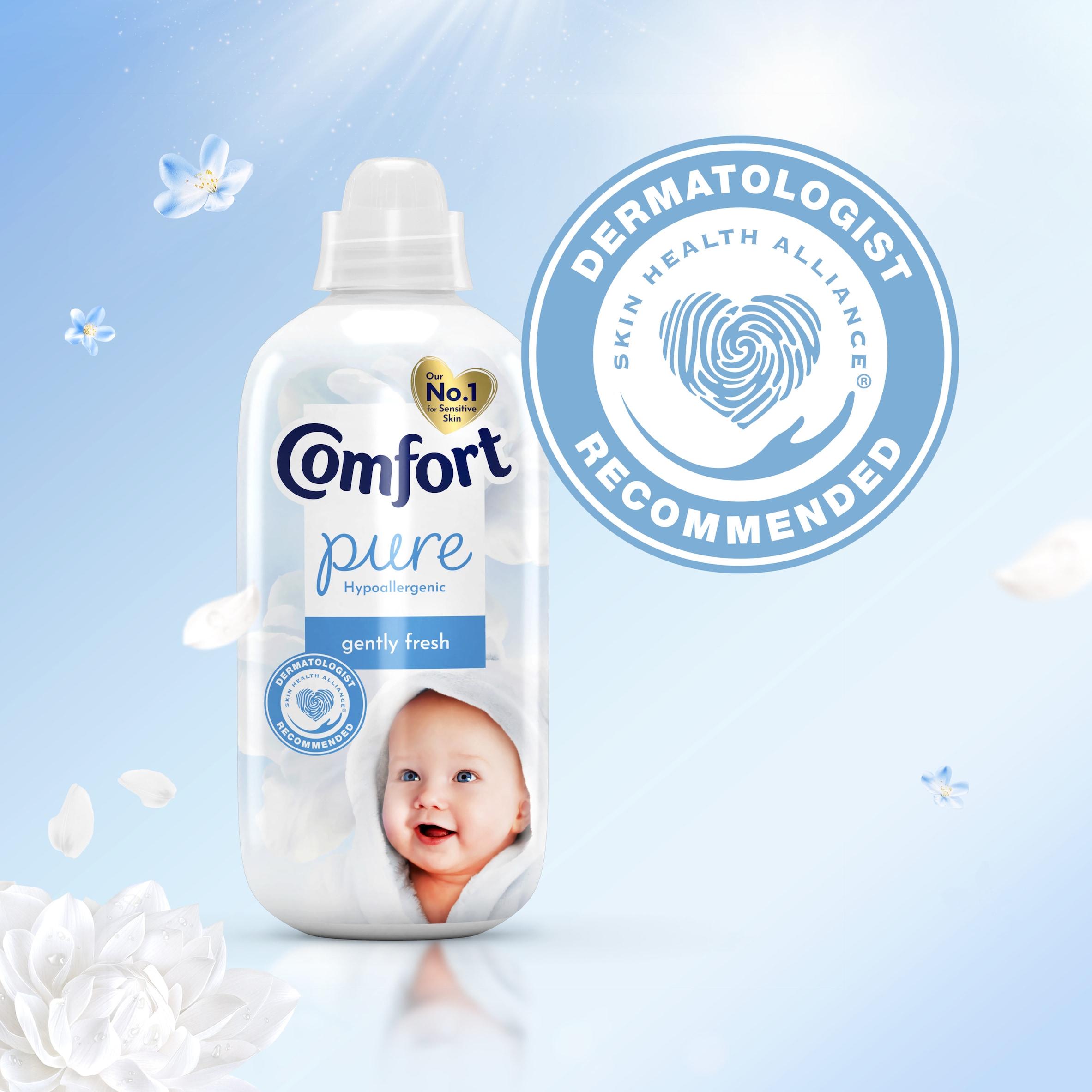 Comfort Pure 31 washes Sensitive Fabric Conditioner 930ml thumbnail 2