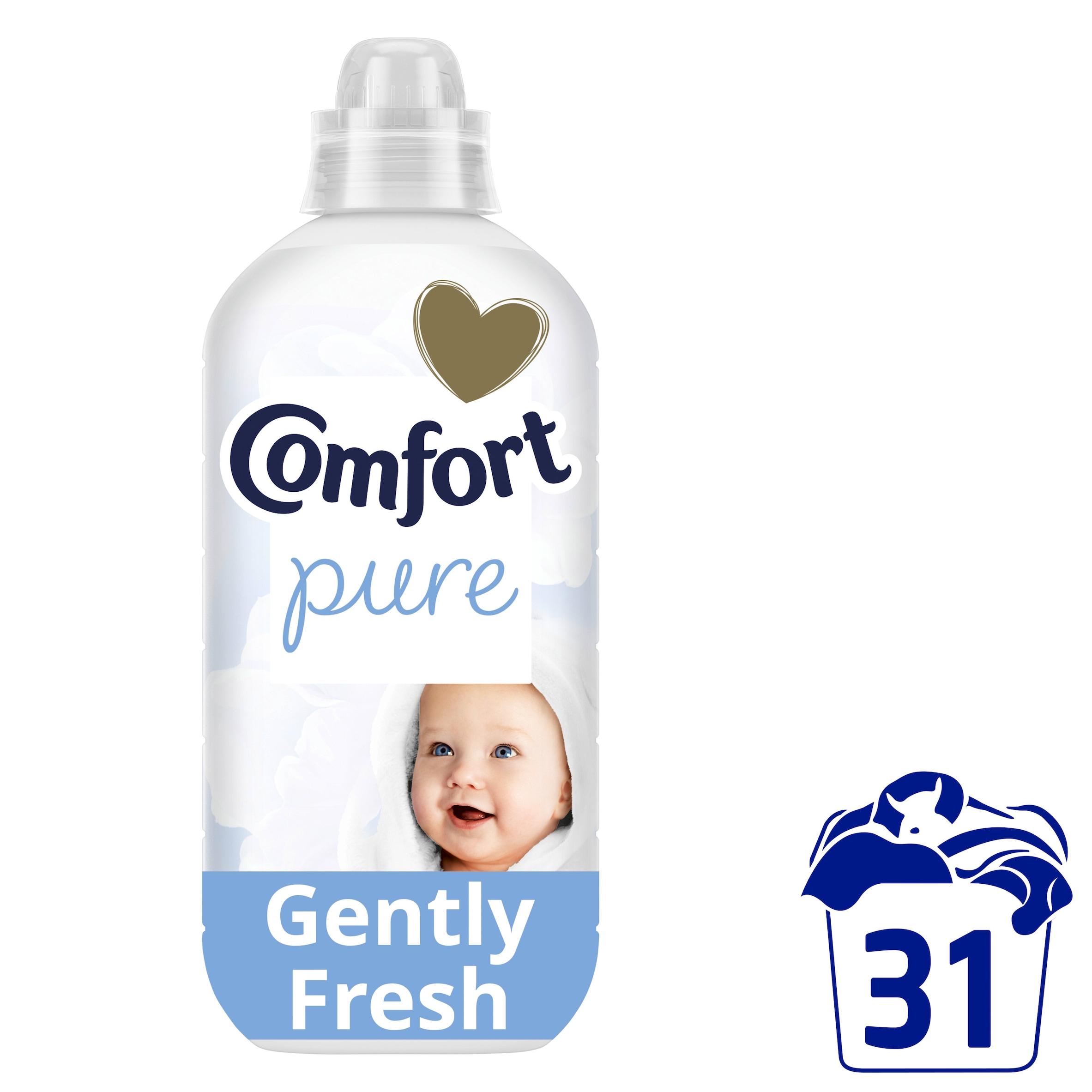 Comfort Pure 31 washes Sensitive Fabric Conditioner 930ml thumbnail 6