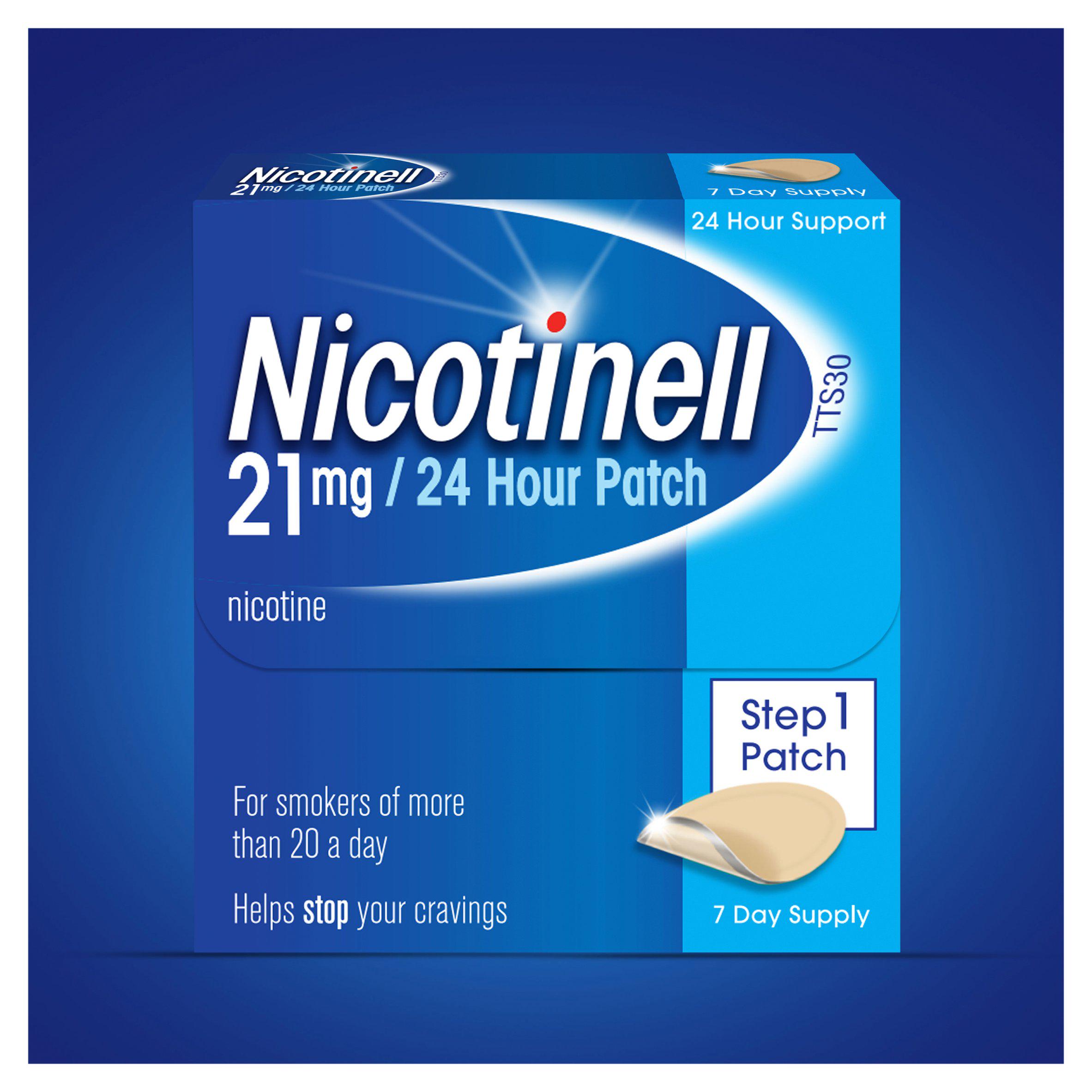 Nicotinell Step 1 Patch 7 Day Supply 21mg