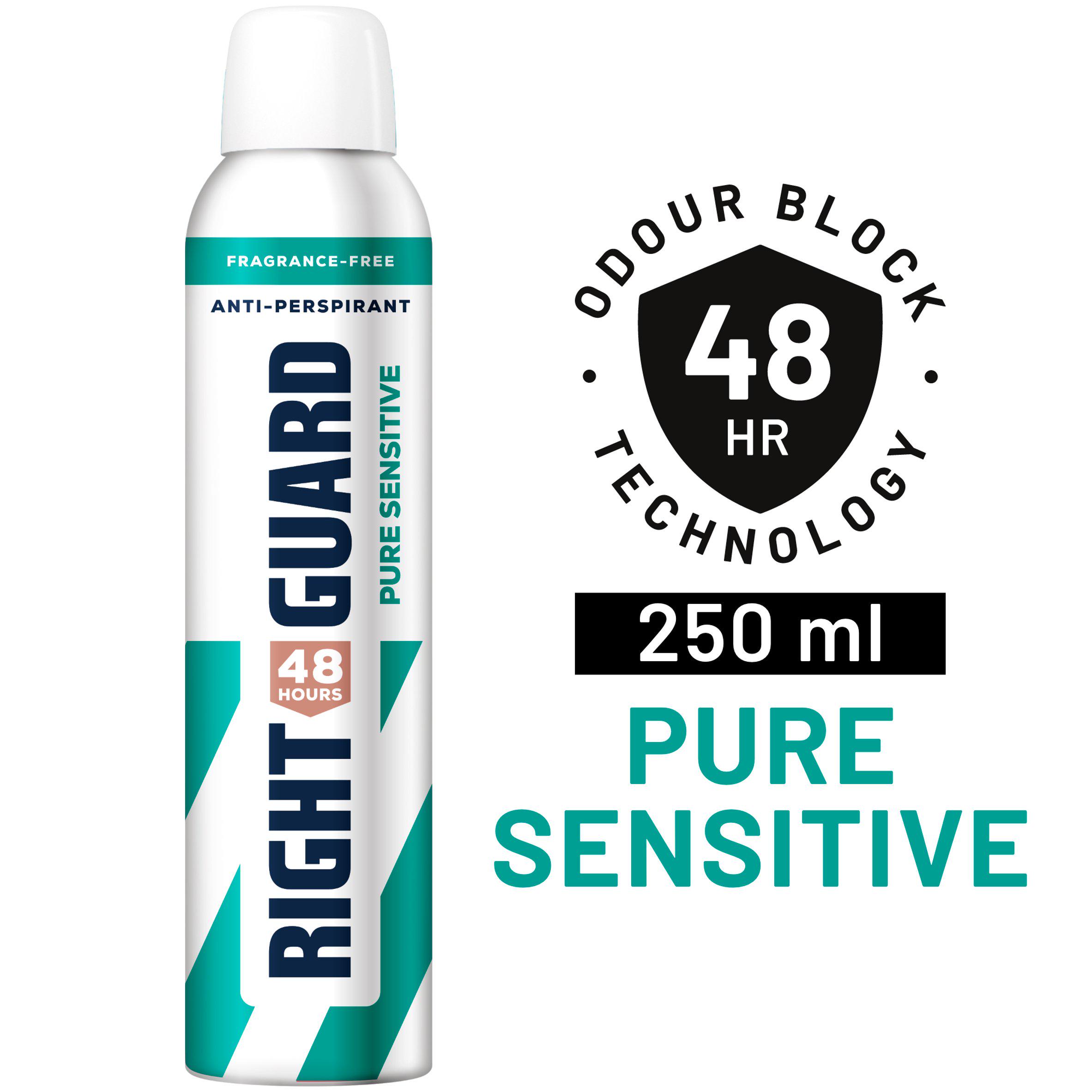 Right Guard Women 48h Antiperspirant Deodorant Pure Sensitive 250ml