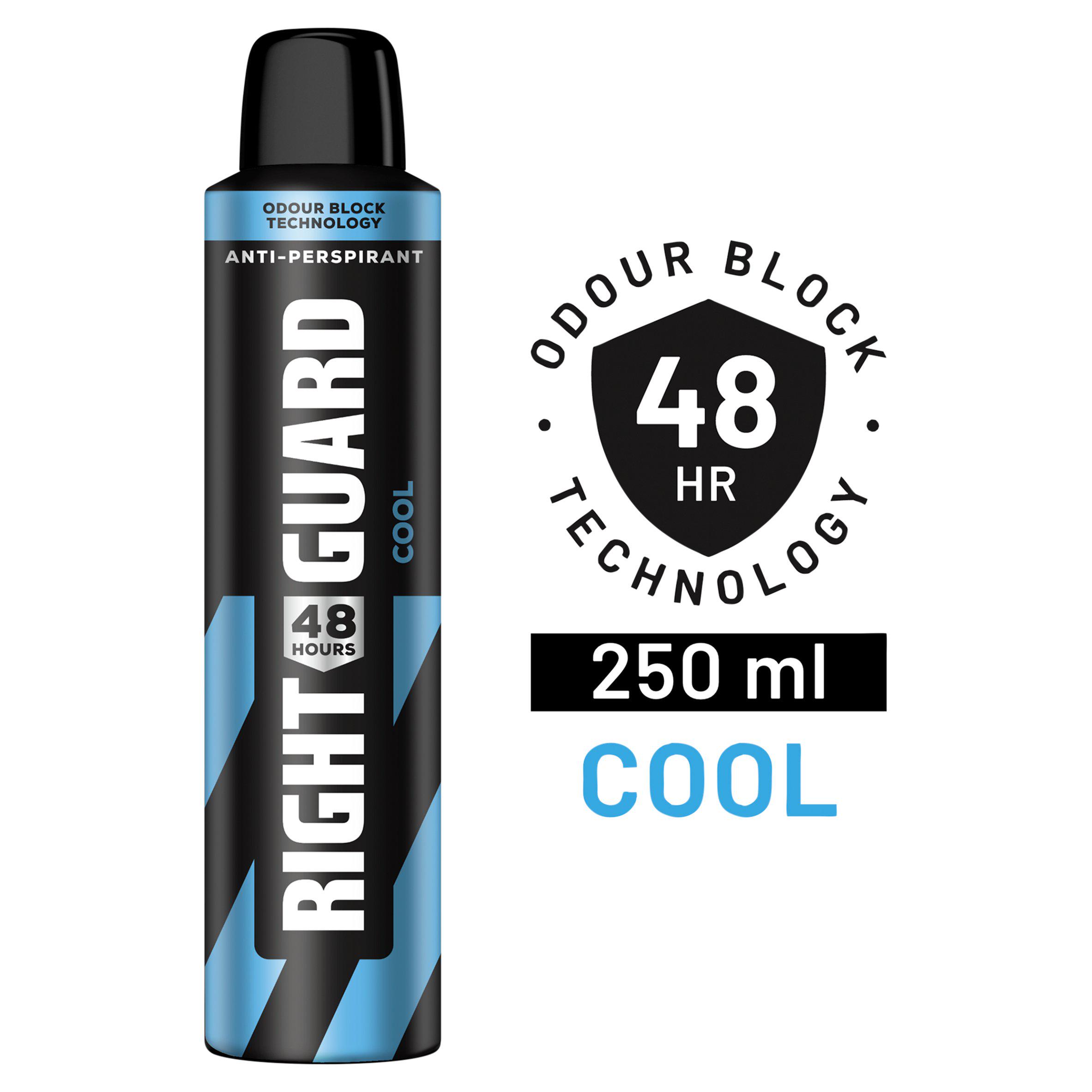 Right Guard Men 48h Antiperspirant Deodorant Cool 250ml