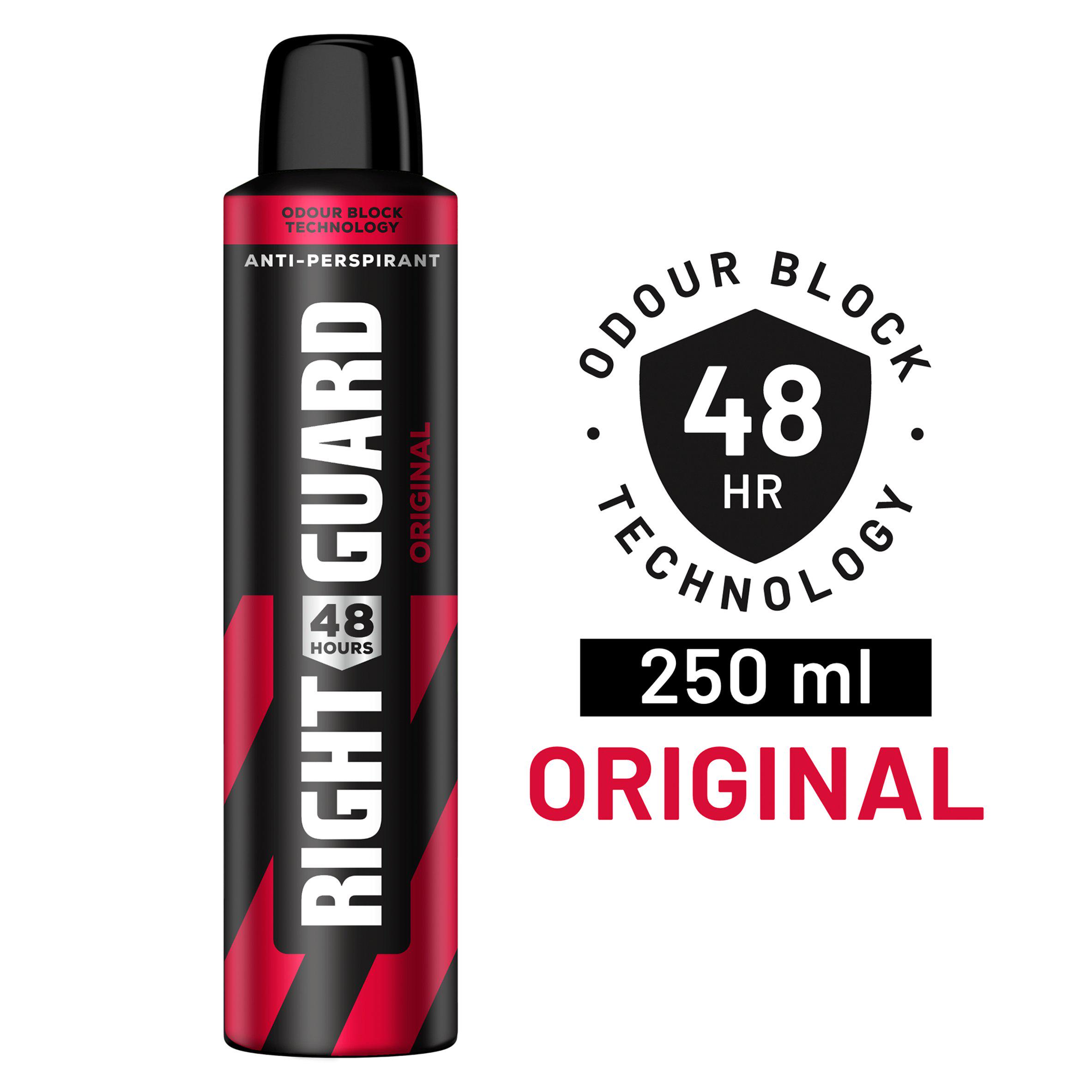 Right Guard Men 48h Antiperspirant Deodorant Original 250ml