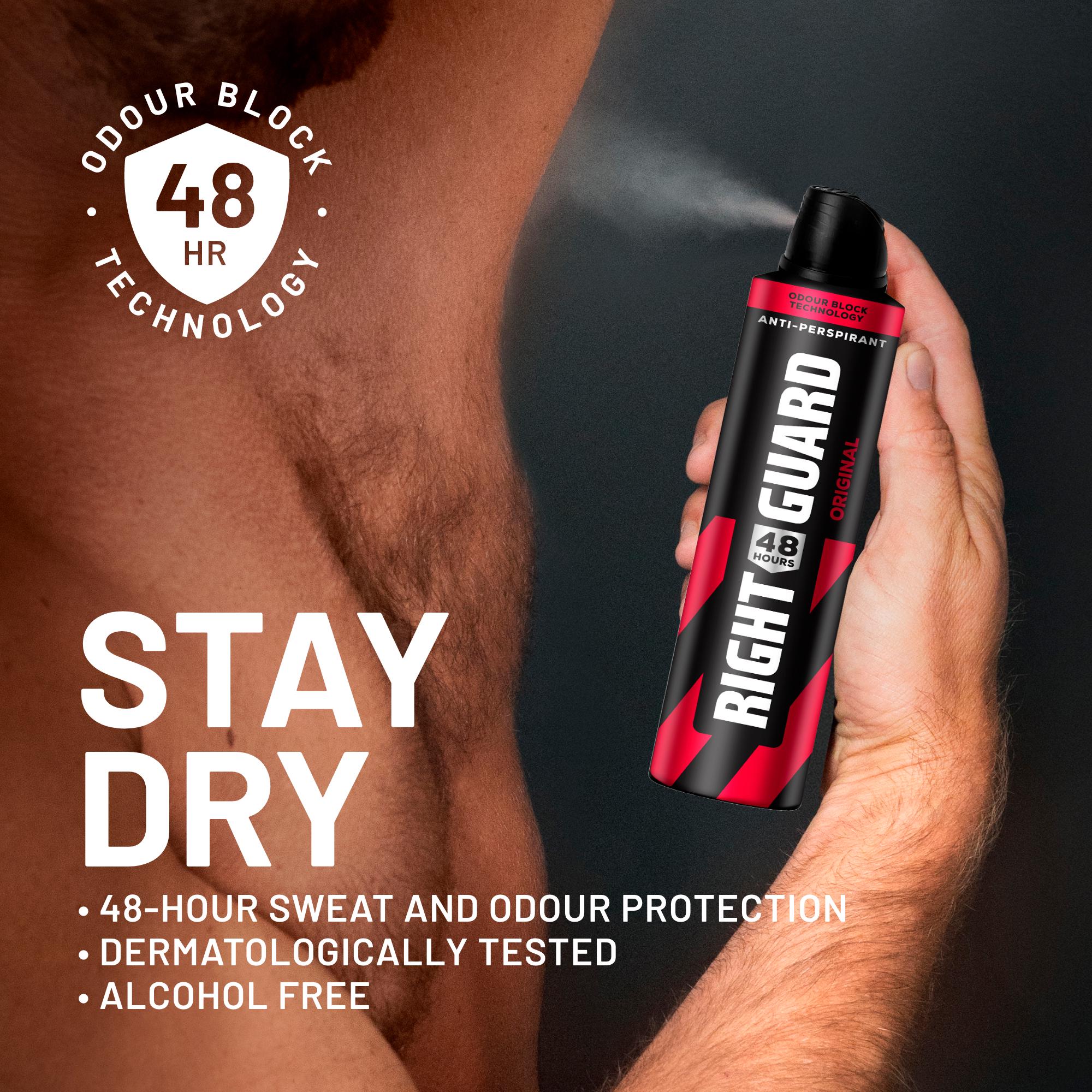 Right Guard Men 48h Antiperspirant Deodorant Original 250ml thumbnail 2