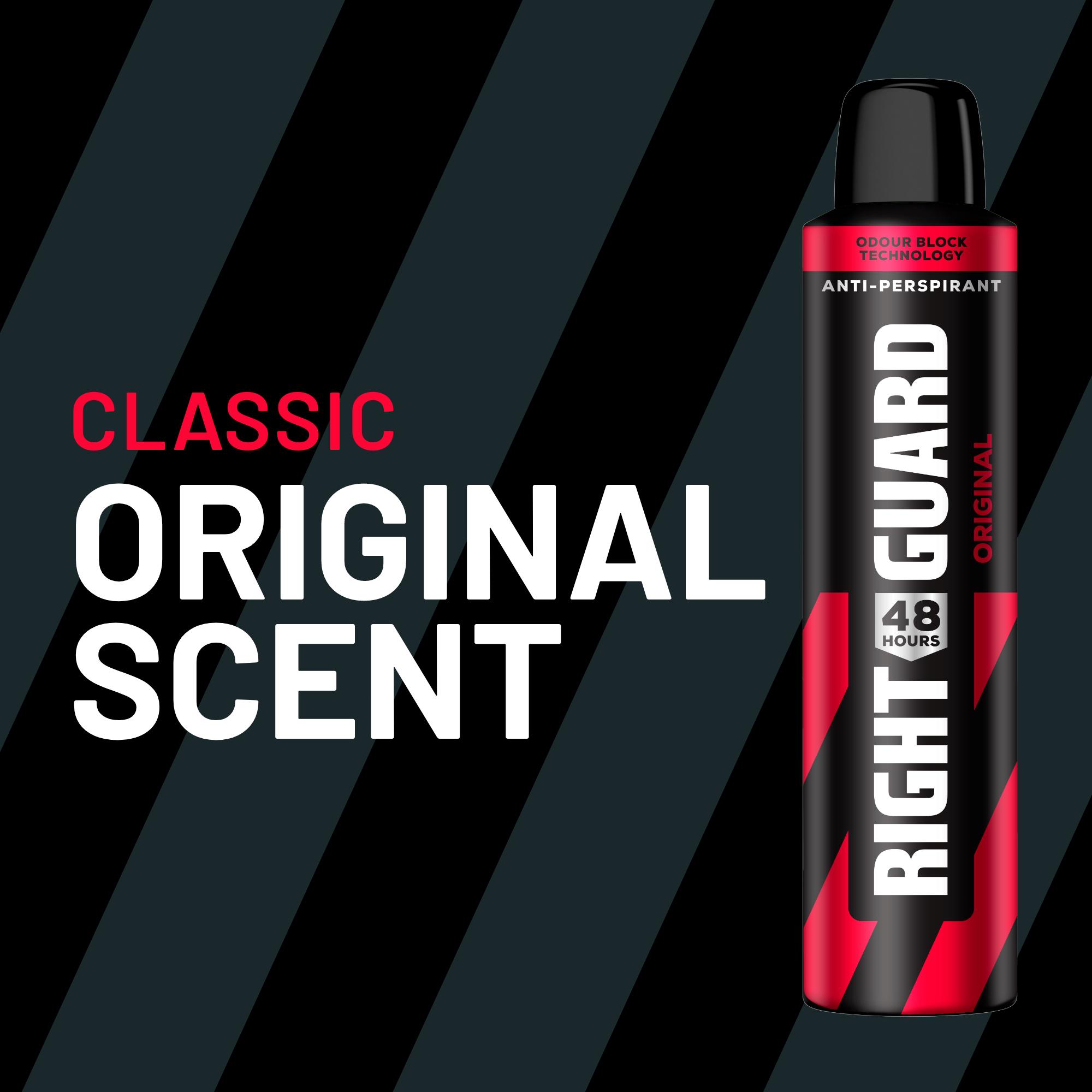 Right Guard Men 48h Antiperspirant Deodorant Original 250ml thumbnail 3