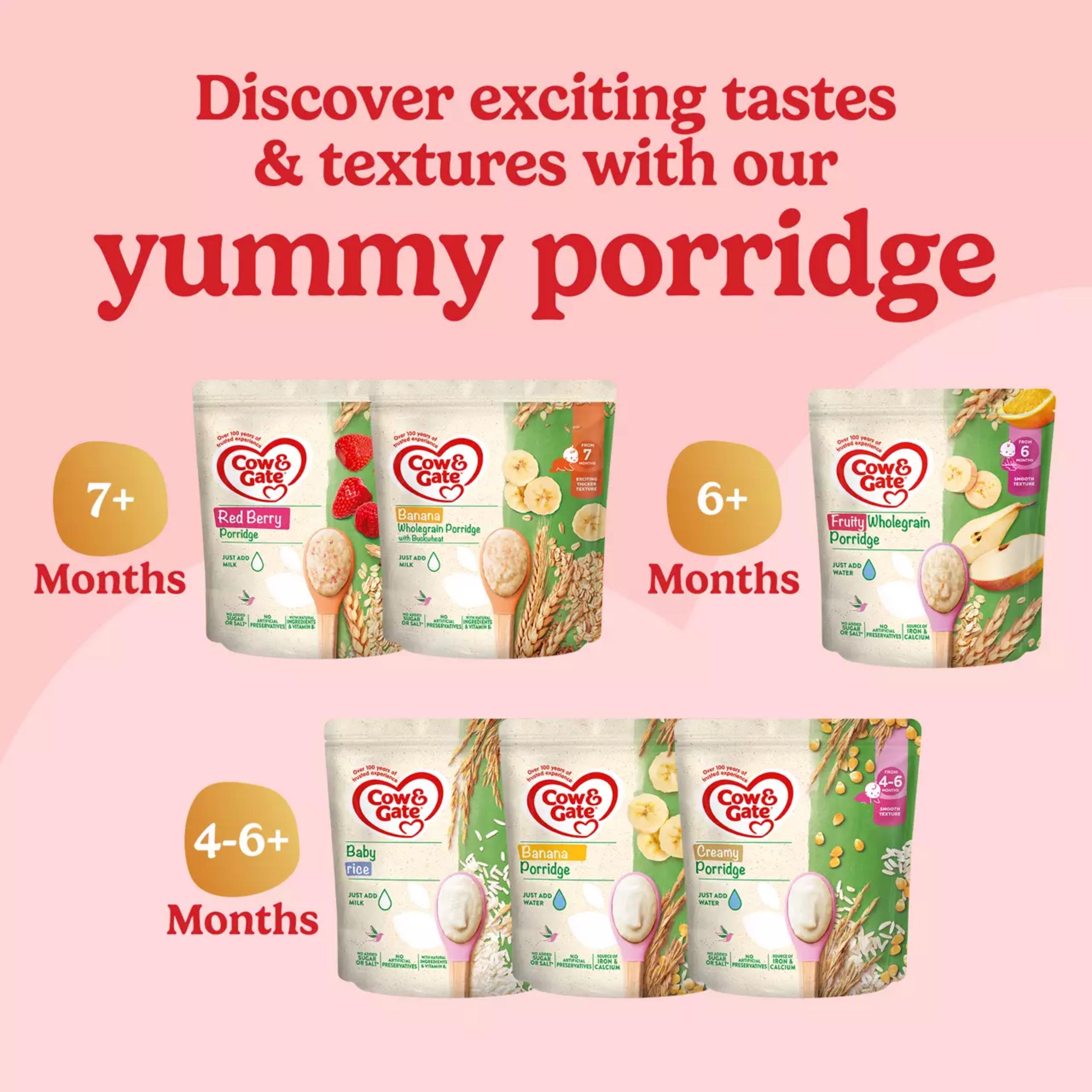 Cow & Gate Creamy Porridge Cereal 125g 4 Month+ thumbnail 4