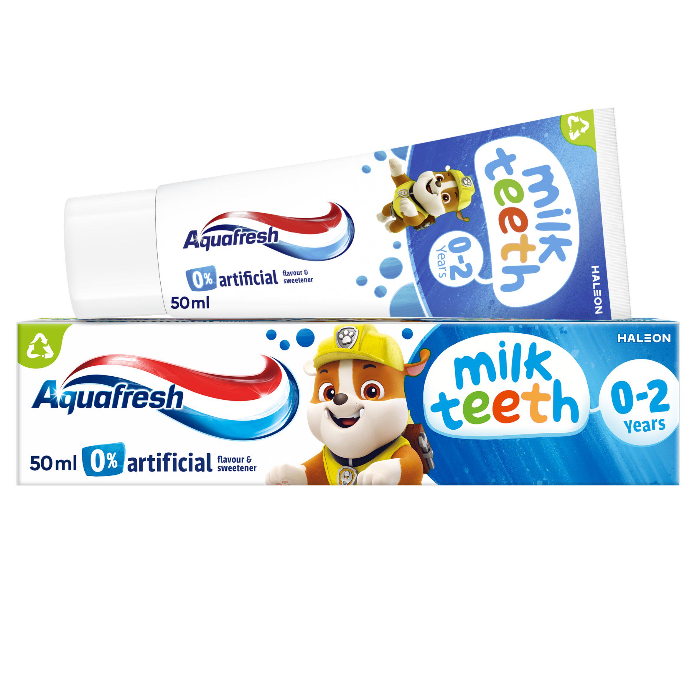 Aquafresh Milk Teeth Kids Toothpaste Babies & Toddlers Age 0-2