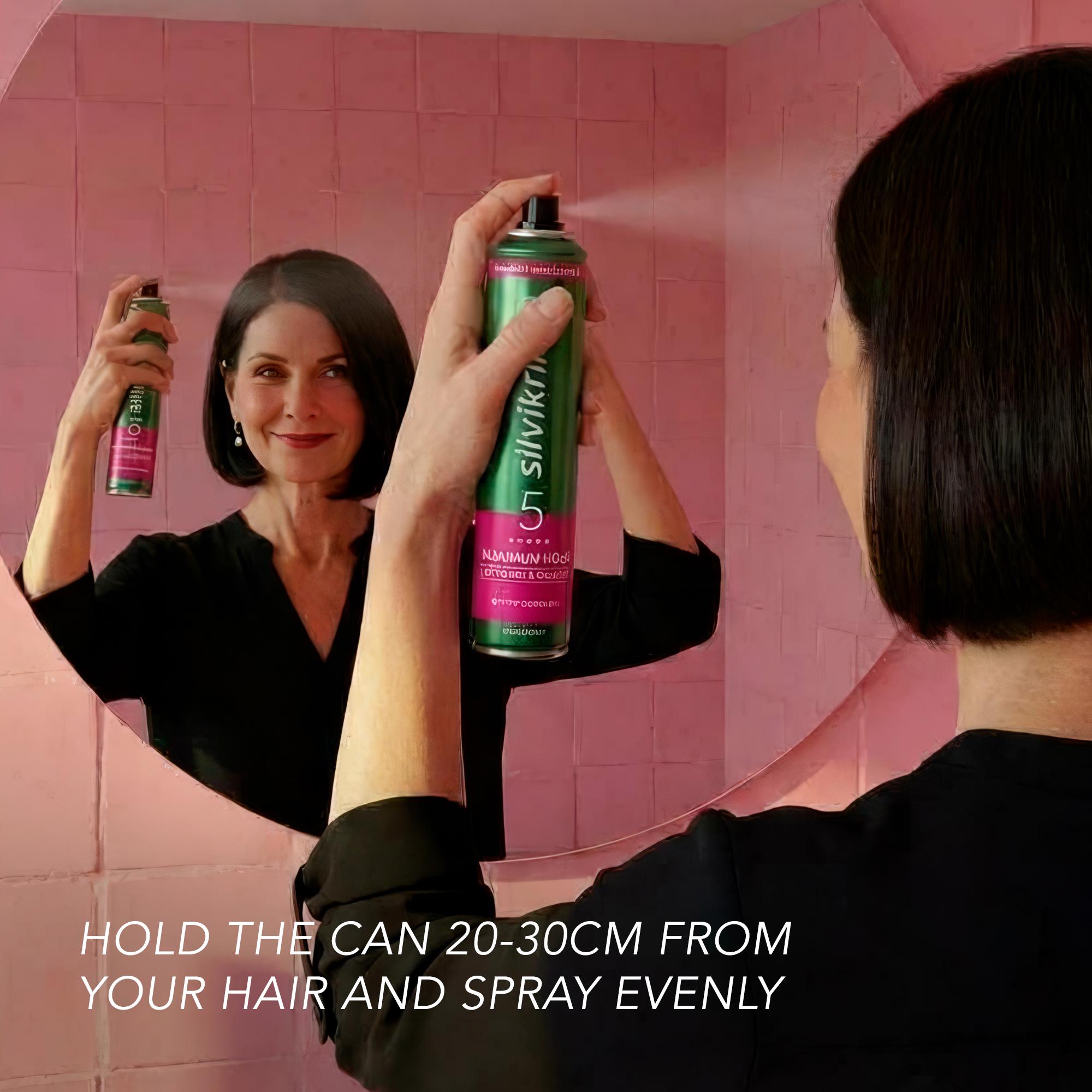 Wella Silvikrin Maximum Hold Hairspray 400ml thumbnail 3