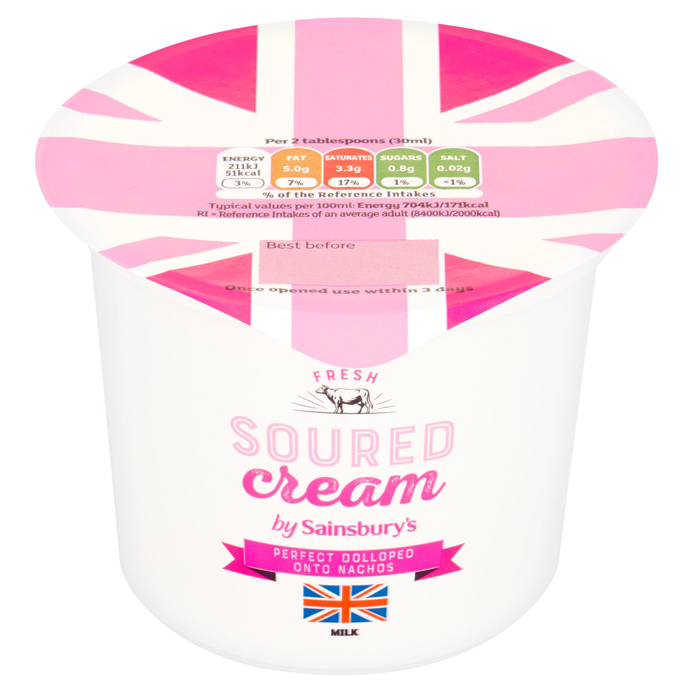 Sainsbury's Soured Cream 300ml